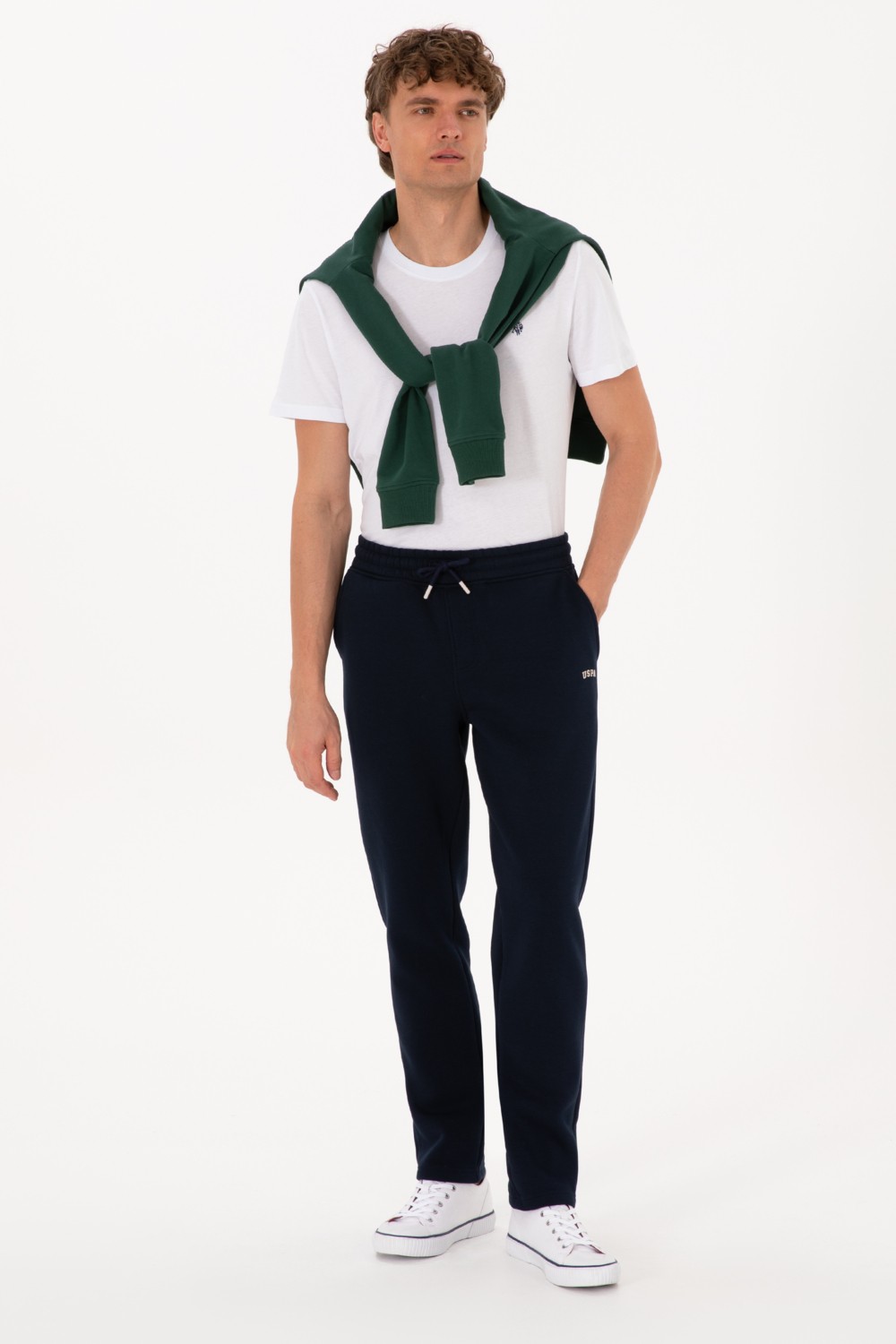 U.S. Polo Assn. Erkek Siyah Eşofman Altı Bilek Boy Normal Bel Tek Cepli Trend Tasarım 50313761-VR046 görsel 3