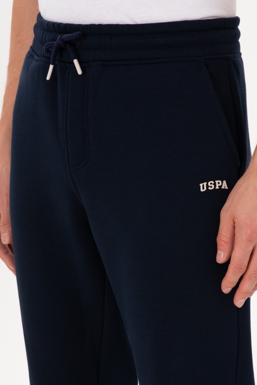 U.S. Polo Assn. Erkek Siyah Eşofman Altı Bilek Boy Normal Bel Tek Cepli Trend Tasarım 50313761-VR046 görsel 5