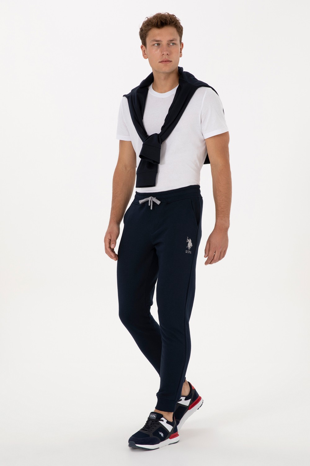 U.S. Polo Assn. Erkek Açık Gri Eşofman Altı 50325143-VR001 görsel 3