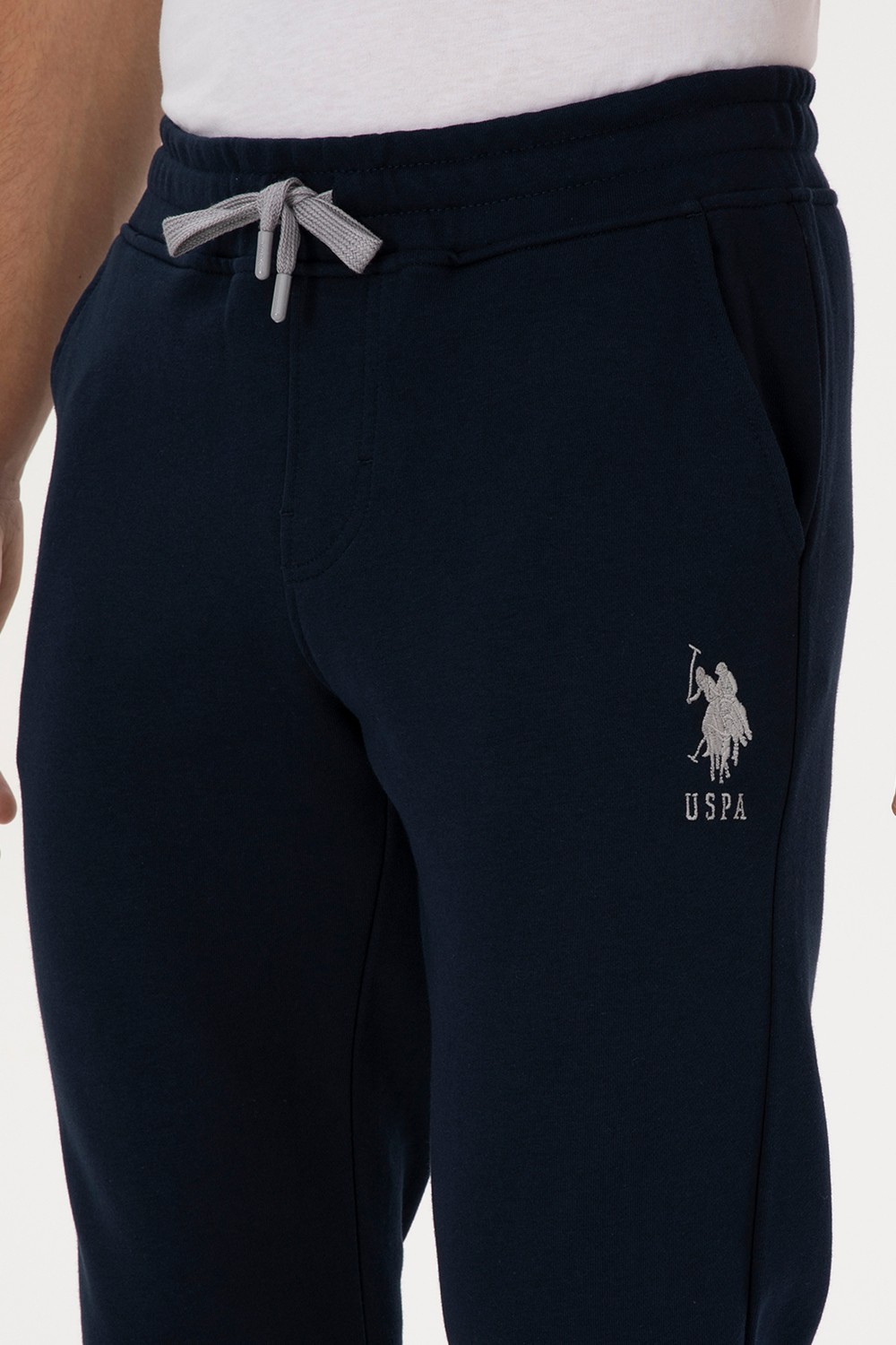 U.S. Polo Assn. Erkek Açık Gri Eşofman Altı 50325143-VR001 görsel 5