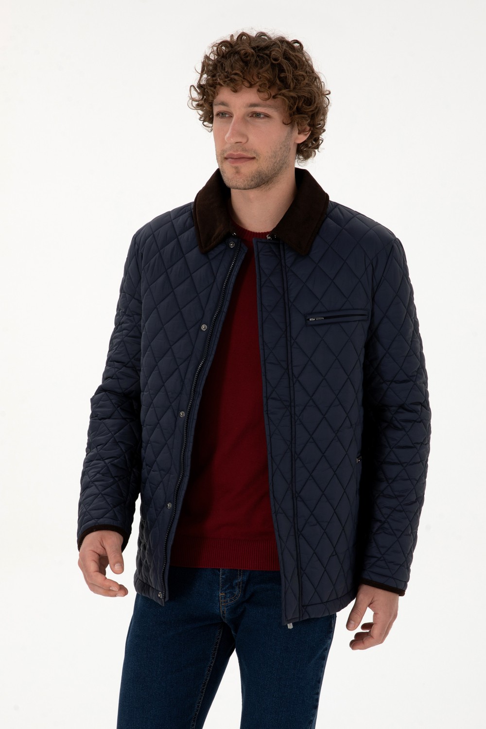 U.S. Polo Assn. Erkek Vizon Mont 50312011-VR052 görsel 3