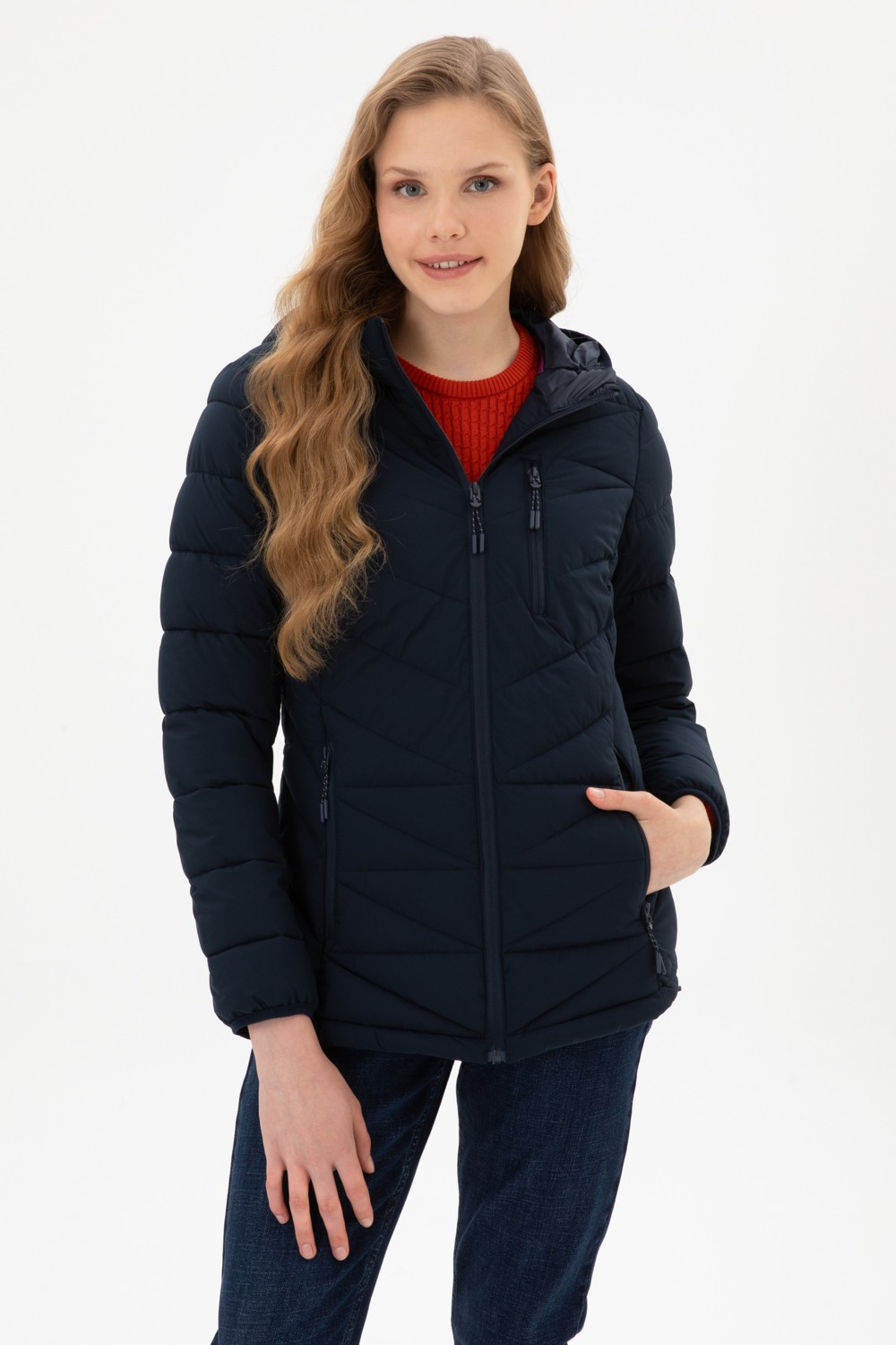 U.S. Polo Assn. Kadın Lacivert Mont 50312004-VR033