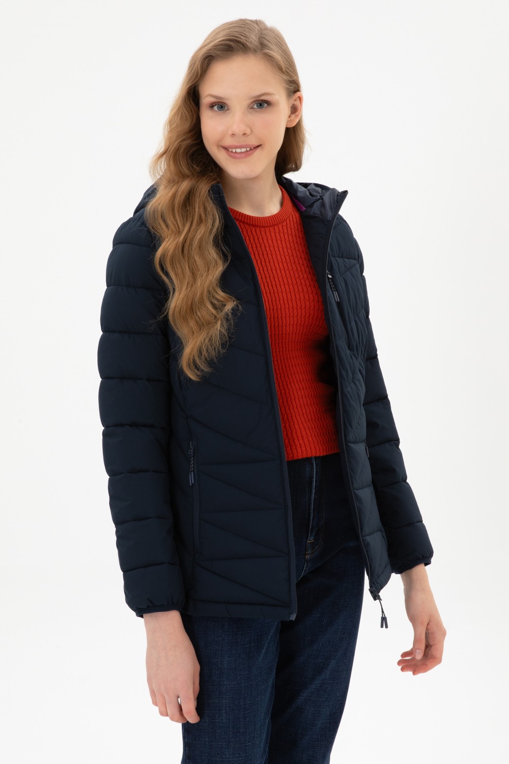 U.S. Polo Assn. Kadın Lacivert Mont 50312004-VR033 görsel 3