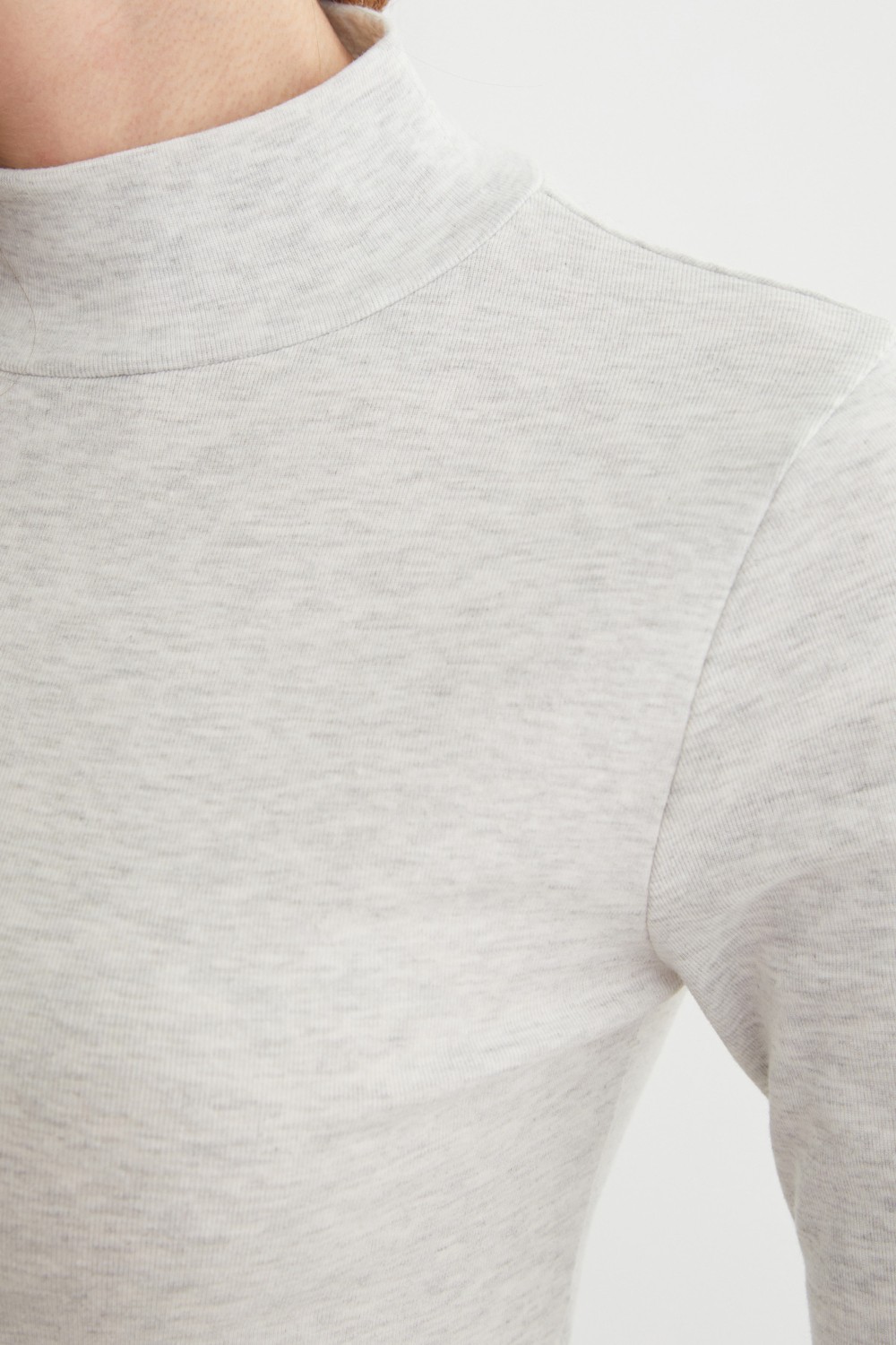 FullaModa Basic Yarım Balıkçı Yaka Crop Body görsel 6