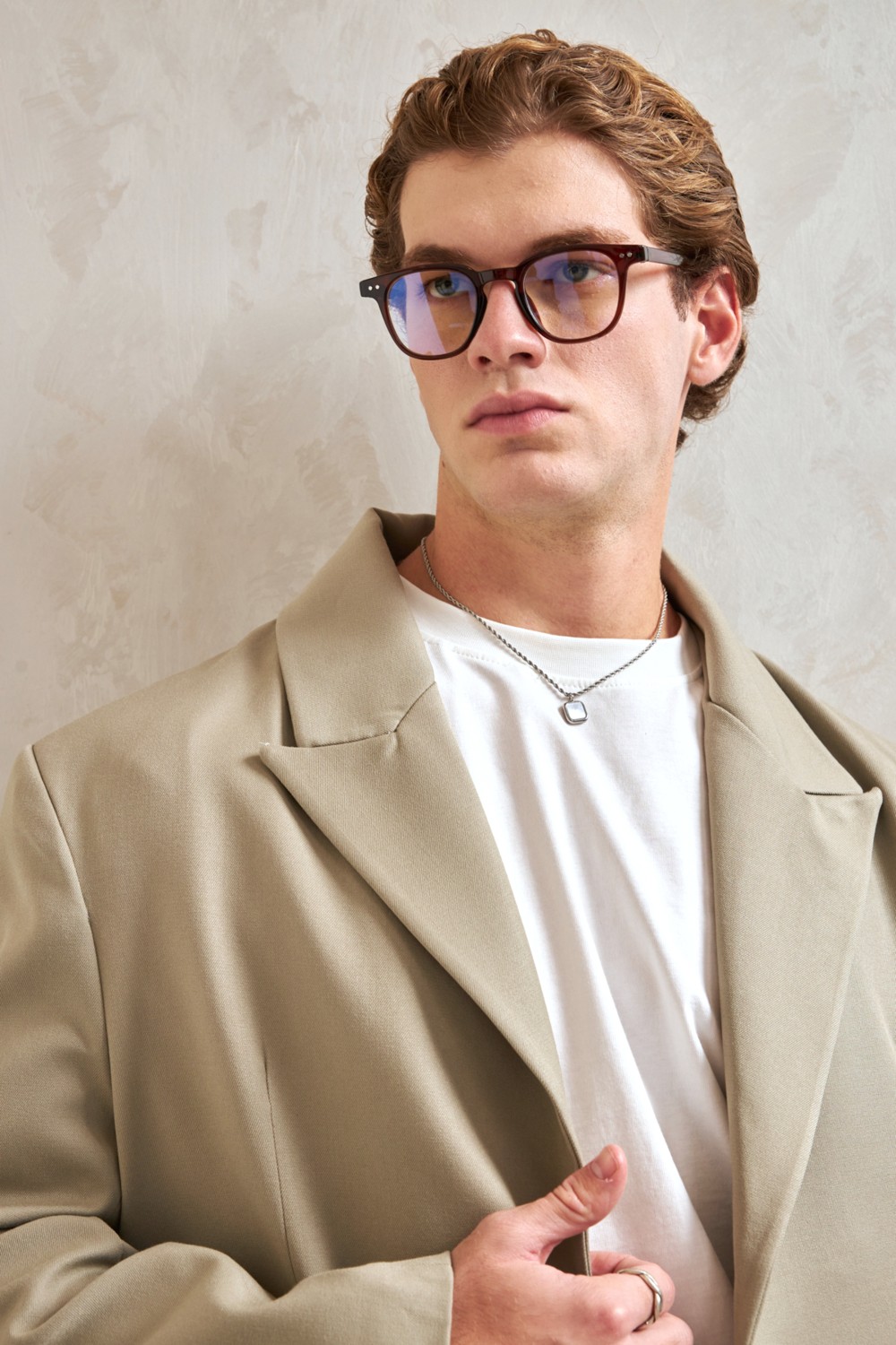 HYMAN Erkek Oversize Blazer Ceket görsel 4