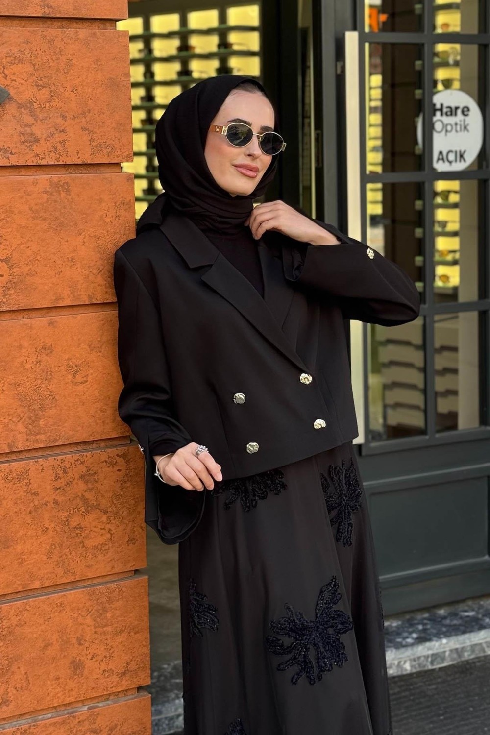 Clande Ceket 2502-4020 Siyah görsel 3