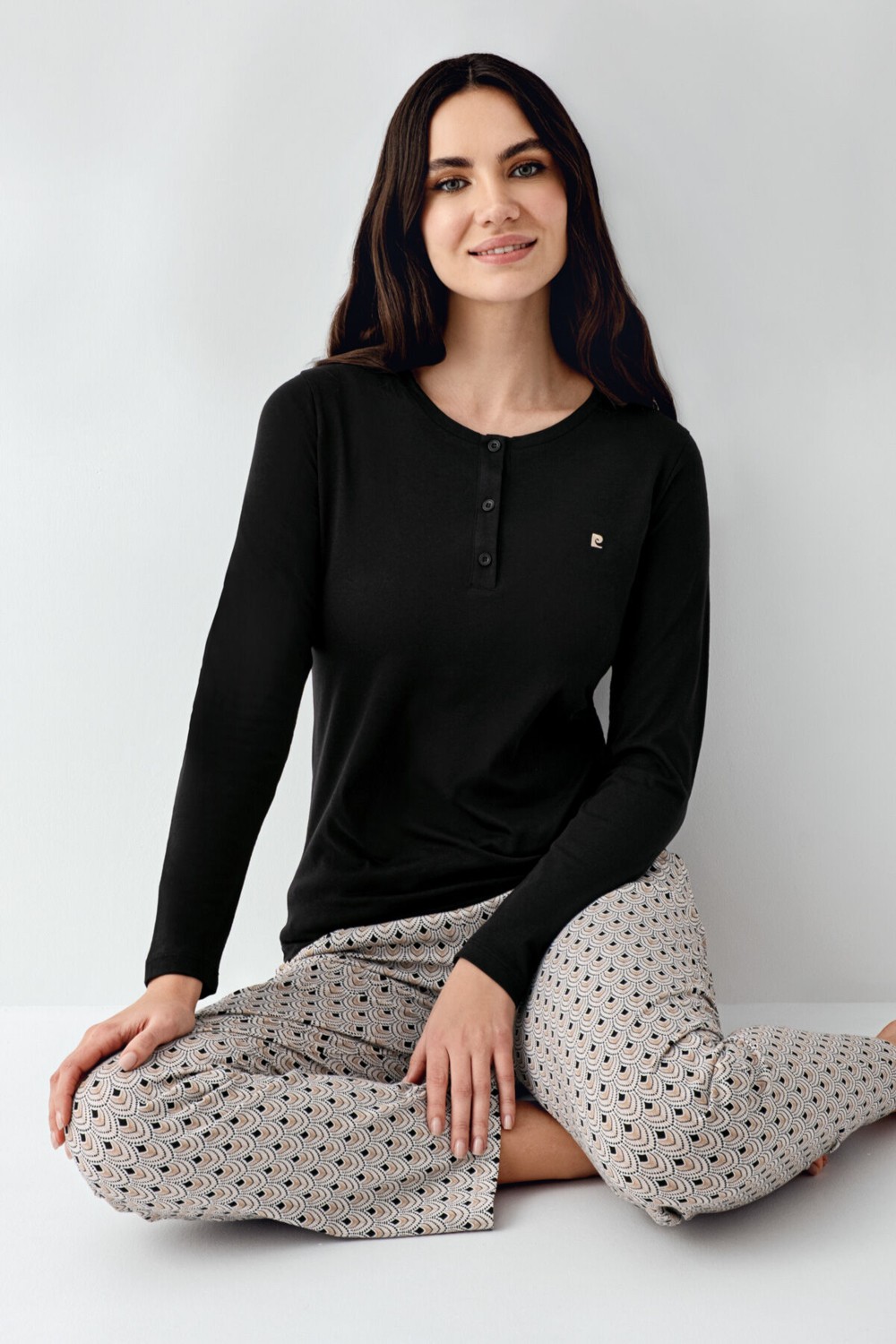 Pierre Cardin Kadın Siyah Pijama Takımı