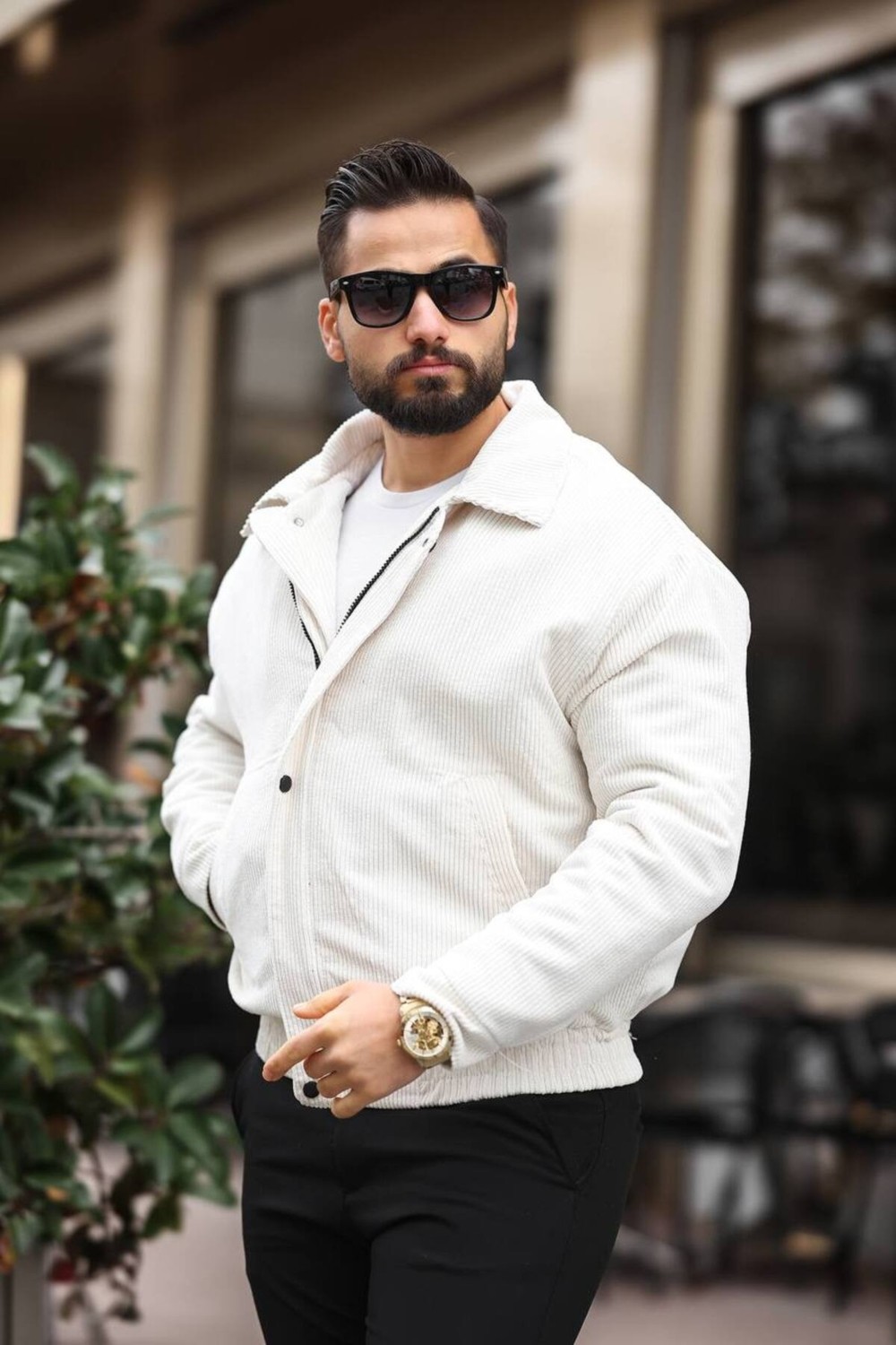 Baselco Unisex Yeni Sezon Kapitone Dolgulu Oversize Vintage görsel 5