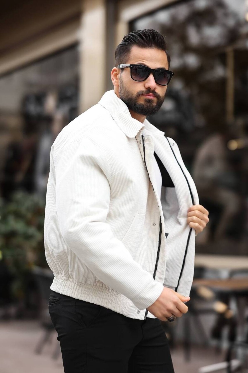 Baselco Unisex Yeni Sezon Kapitone Dolgulu Oversize Vintage görsel 6