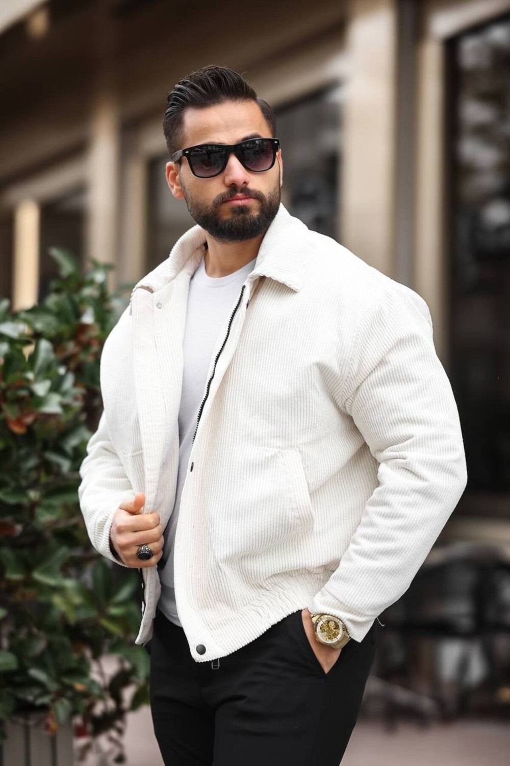 Baselco Unisex Yeni Sezon Kapitone Dolgulu Oversize Vintage görsel 7