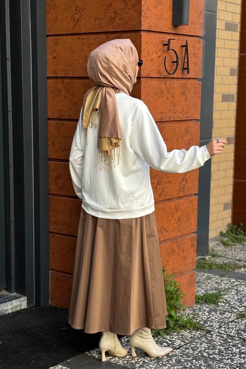 Omelya Ceket 26KZ1040 Ekru görsel 4