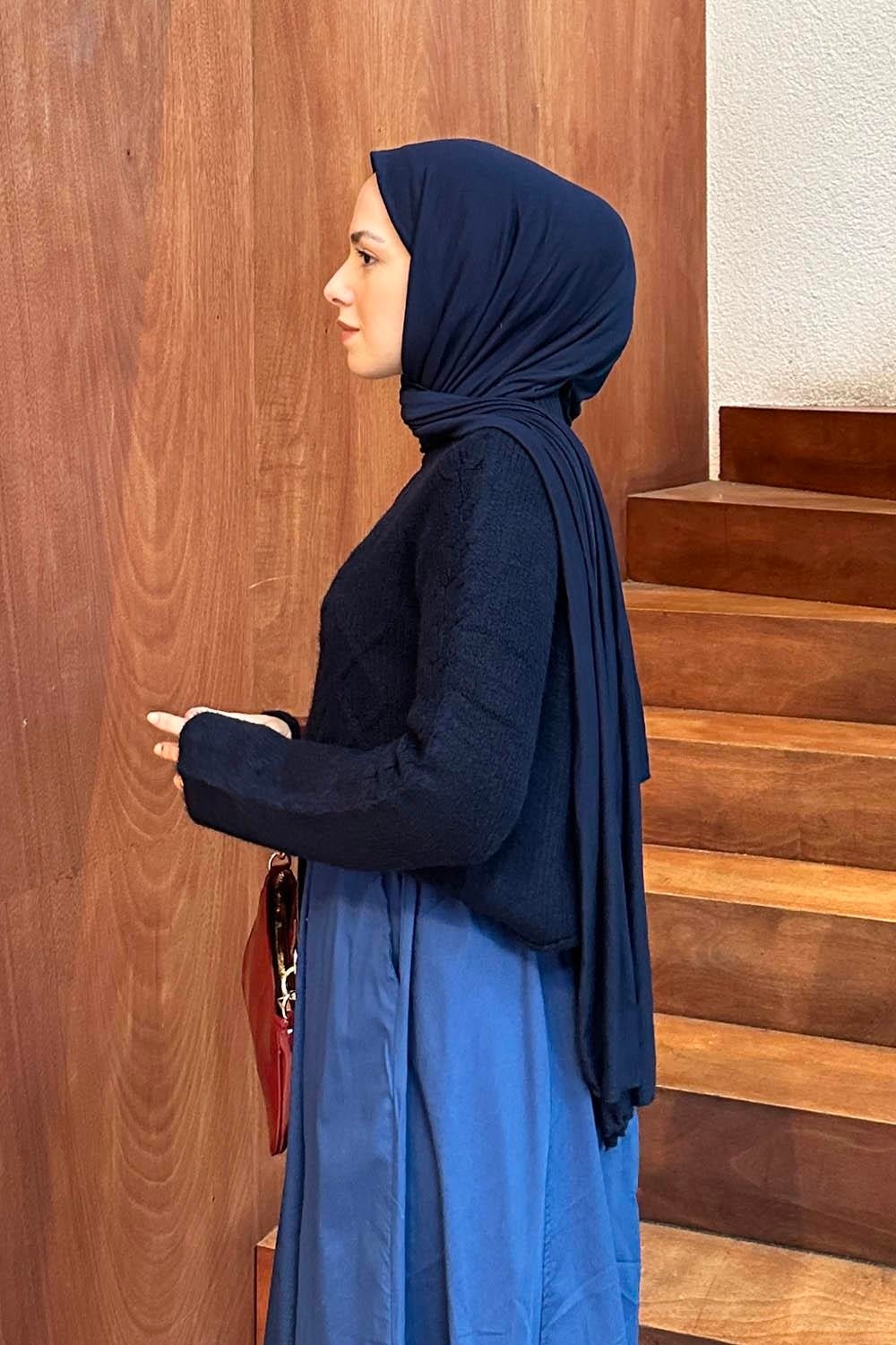 Lamelif Örgülü Kazak Zümrüt Yeşili görsel 6