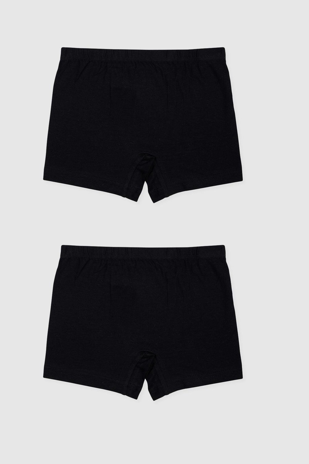 Baykar Erkek Çocuk Pamuklu Havlu Bel Düz Klasik Boxer 2'li Paket 3190 Beyaz