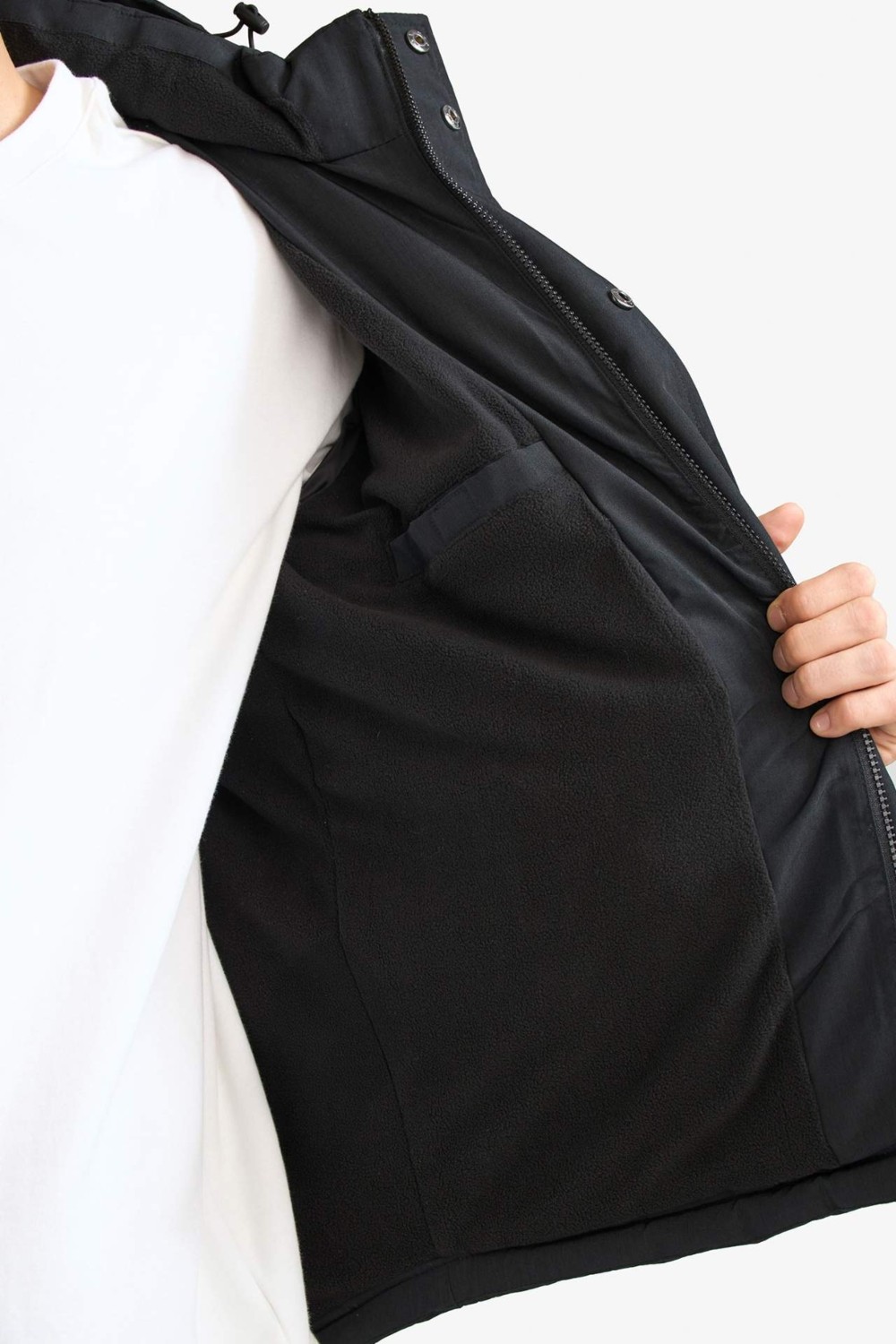DeFacto Sıcak Tutan Su İtici Slim Fit Mont F1147AX25WN görsel 8