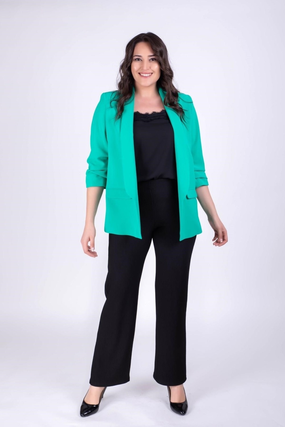 Myline Kol Detaylı Astarlı Blazer Ceket