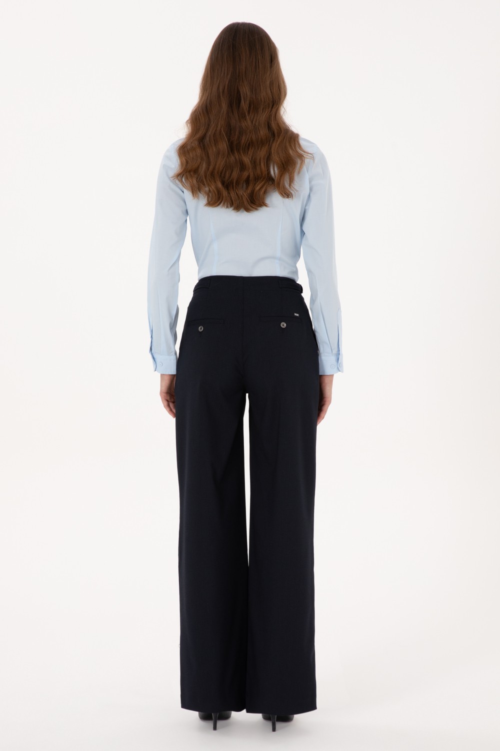 U.S. Polo Assn. Kadın Lacivert Pantolon (Kanvas-Chino) 50309342-VR033 görsel 4
