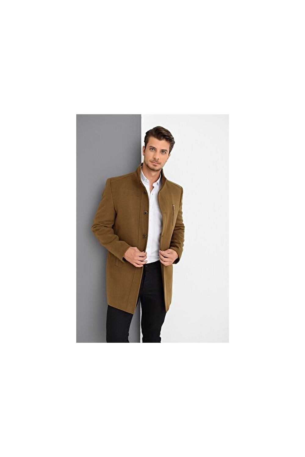 Dewberry PLT8386 Erkek Palto görsel 6