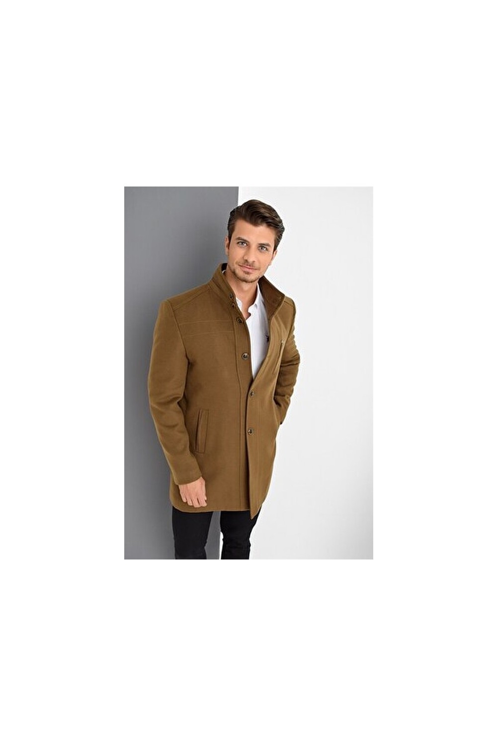 Dewberry PLT8386 Erkek Palto görsel 8