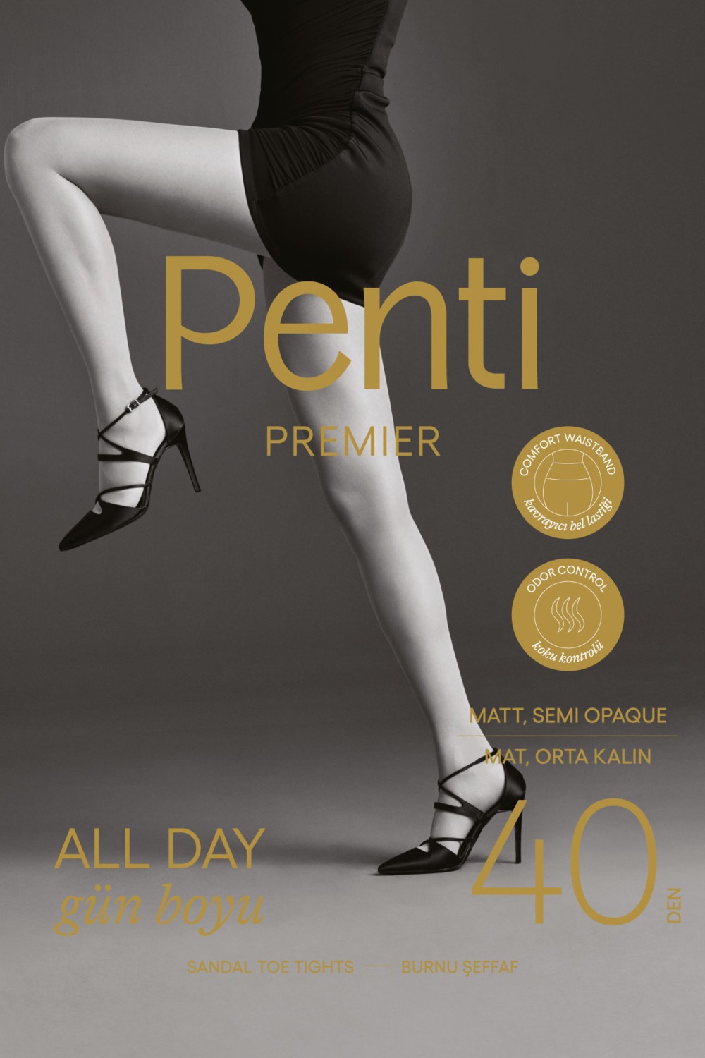Penti Premier All Day 40 Külotlu Çorap görsel 4