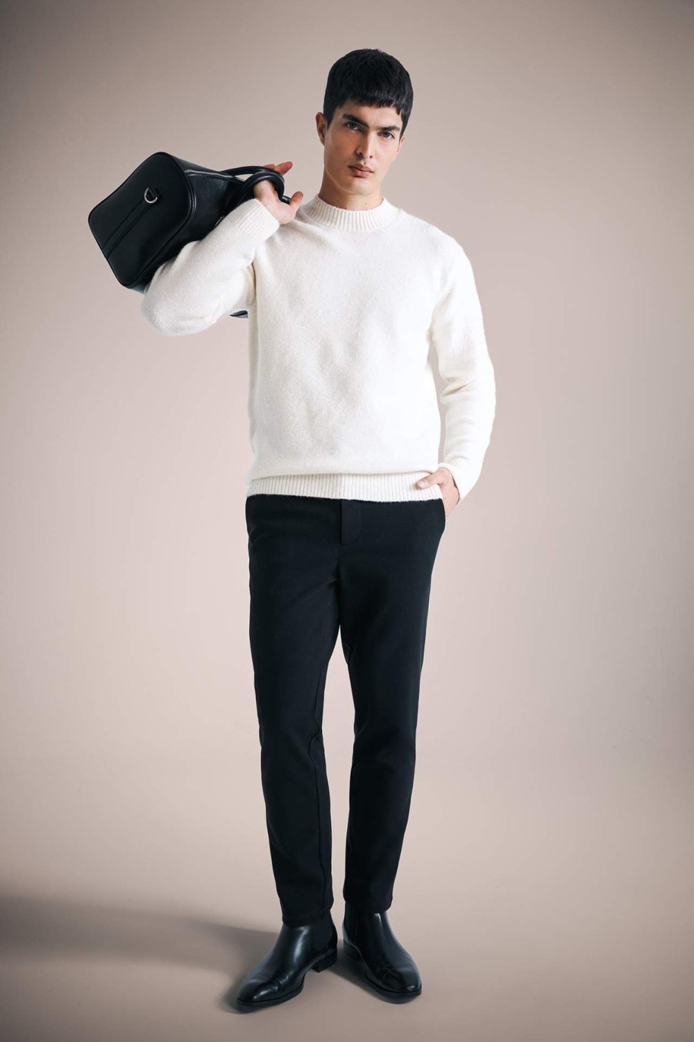 DeFacto Sıcak Tutan Tailored Regular Fit Düz Paça Pantolon D3707AX25WN