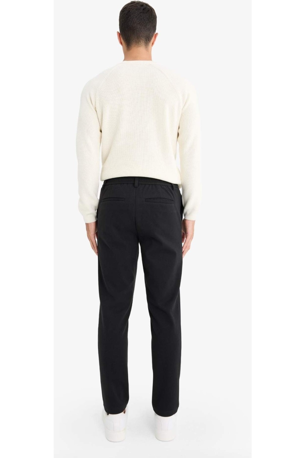 DeFacto Sıcak Tutan Tailored Regular Fit Düz Paça Pantolon D3707AX25WN görsel 5
