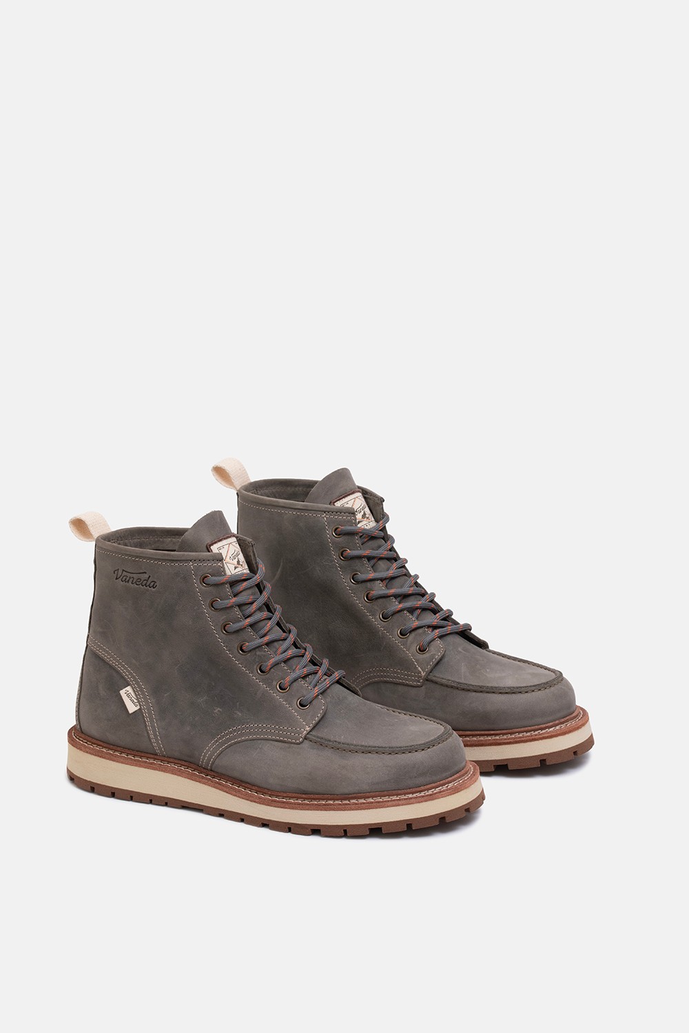Vaneda 1401 Lifestyle V-Town Pull Up Erkek Bot Gri görsel 4