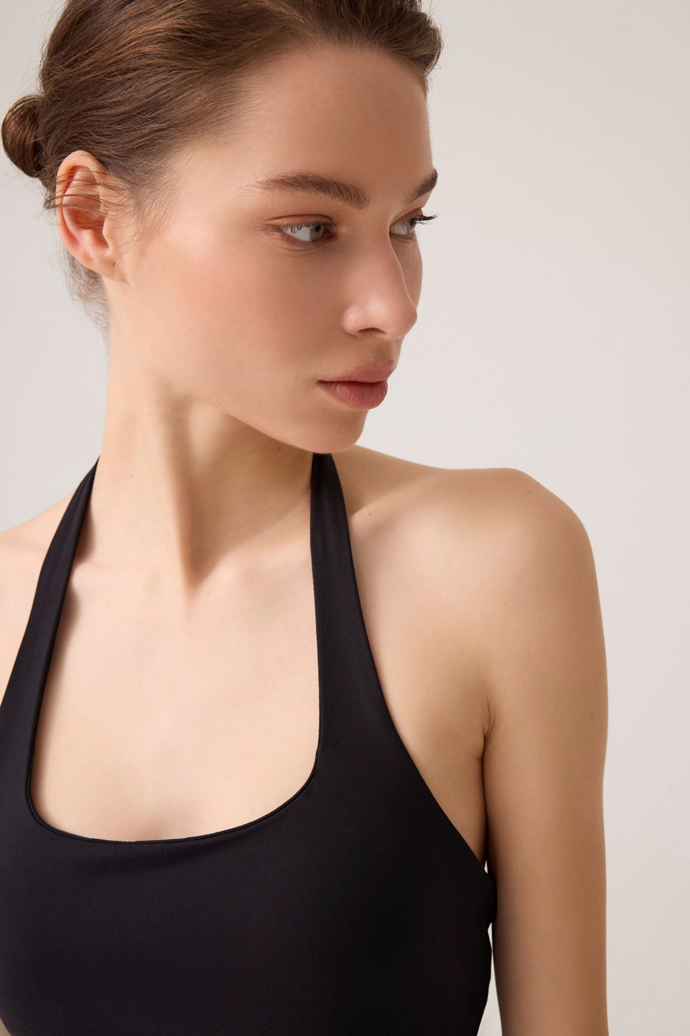 Los Ojos x Ece Bordo Halter Yaka Top Halter Tank görsel 3