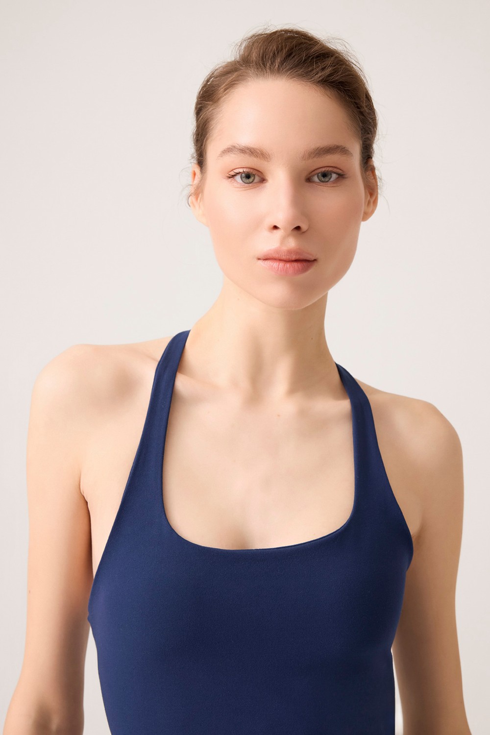 Los Ojos x Ece Bordo Halter Yaka Top Halter Tank görsel 8