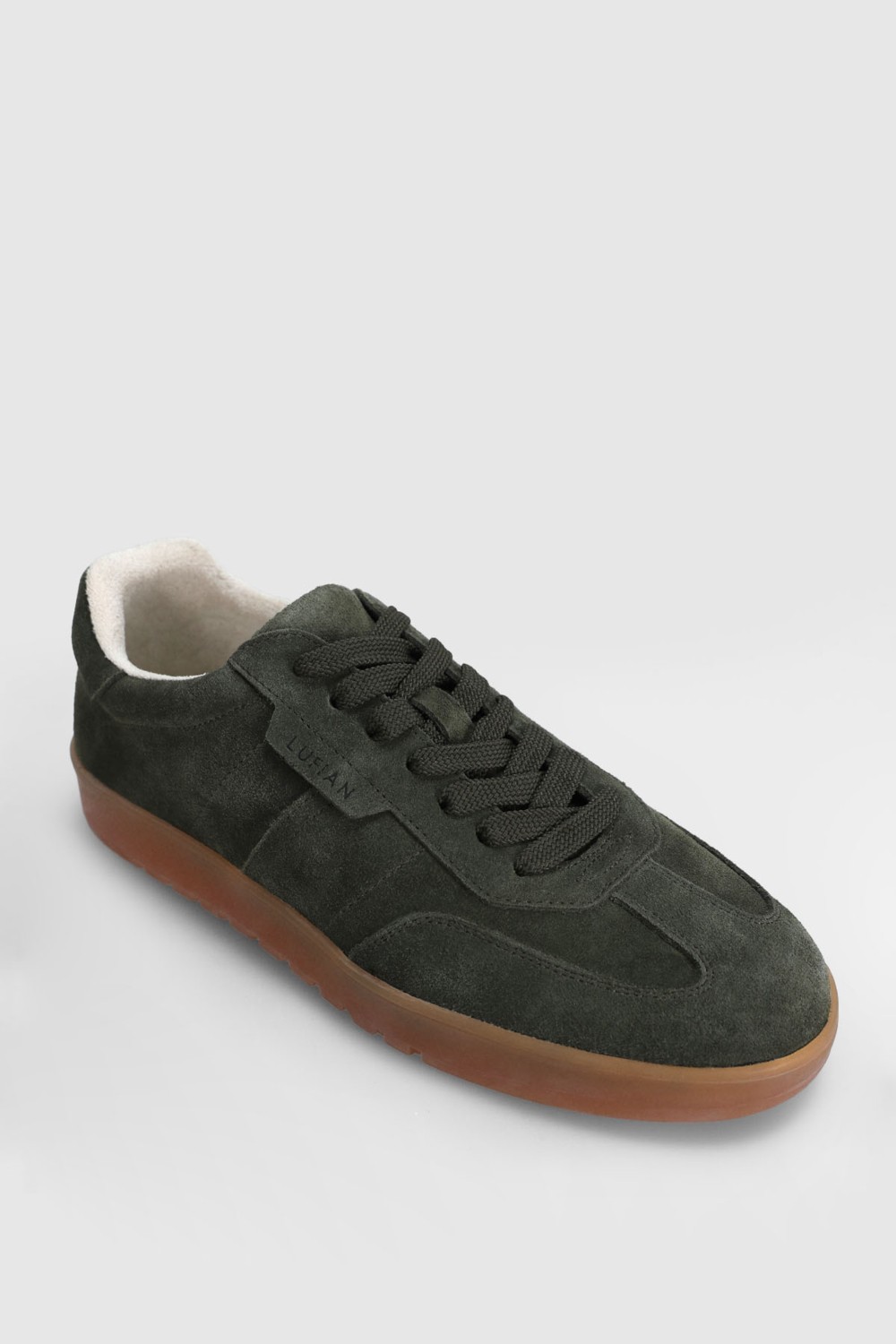 Lufian Pele Erkek Deri Sneaker Ayakkabı Açık Kahve görsel 7