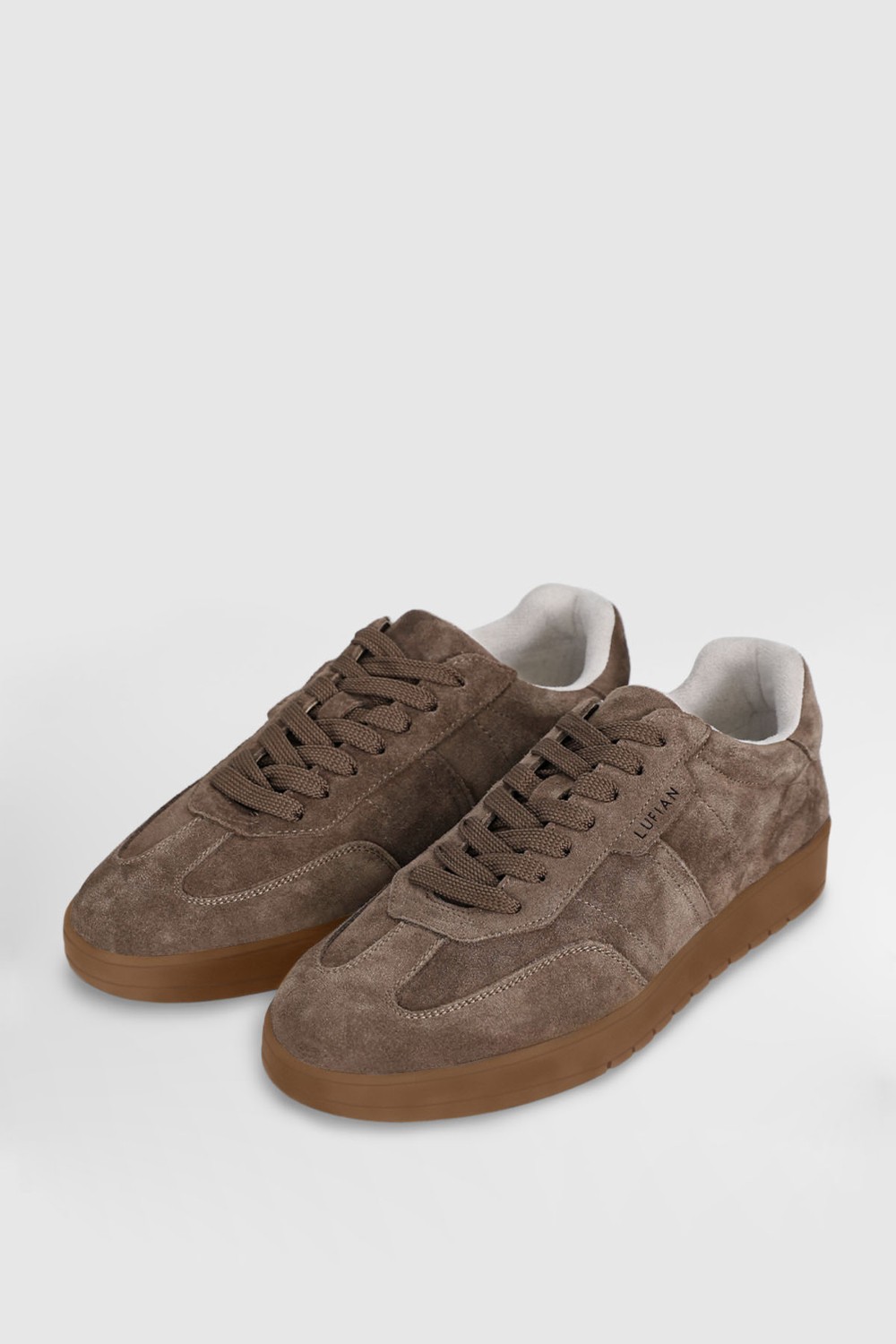 Lufian Pele Erkek Deri Sneaker Ayakkabı Kahverengi görsel 8