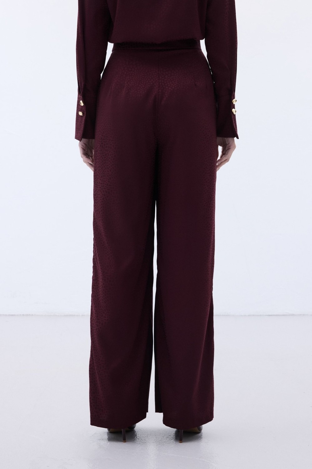 Sateen Jakarlı Pantolon - Lacivert görsel 8