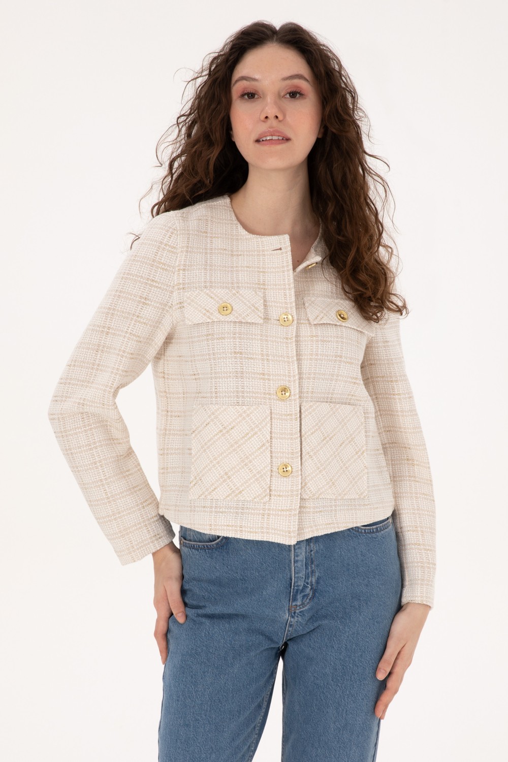 U.S. Polo Assn. Kadın Lacivert Ceket 50308757-VR033