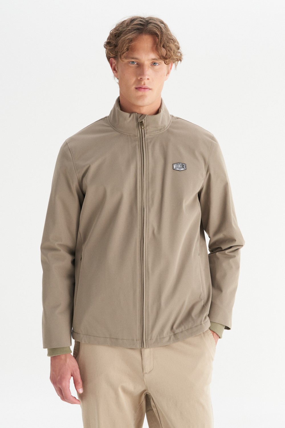 Wrangler Relaxed Fit Rahat Kesim Dik Yaka Cepli Ince Bomber Ceket