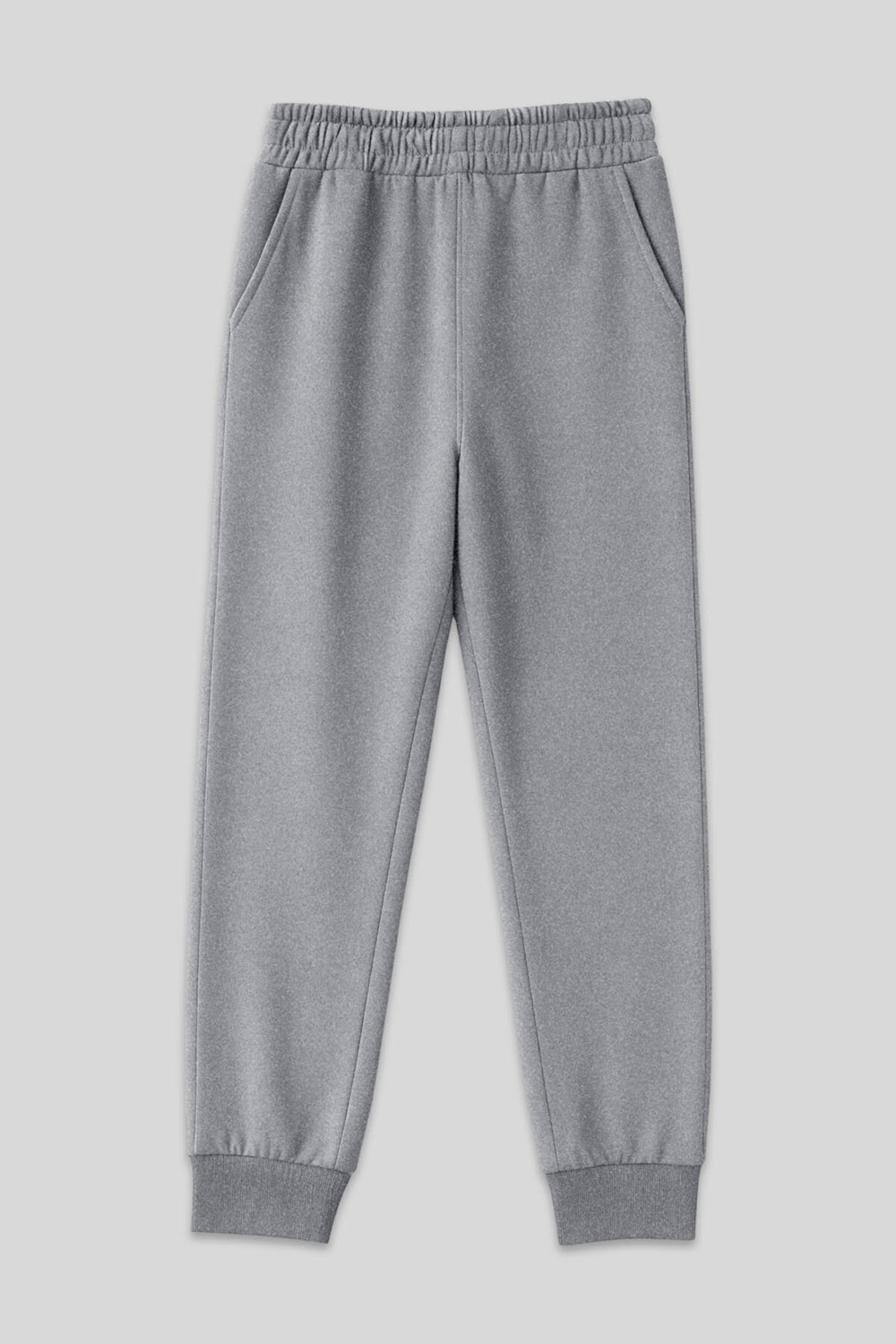 Tommy Life İndigo Yüksek Bel Jogger Rahat Form Manşetli Kadın Eşofman Alt - 94561 görsel 8