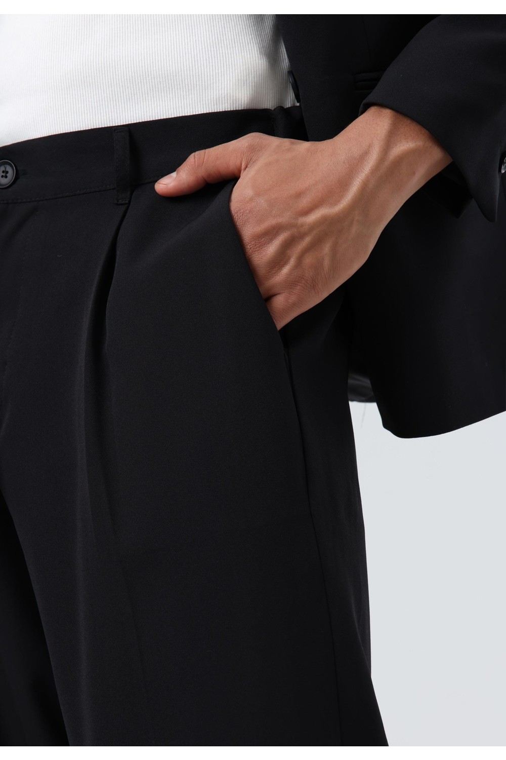 Vamos Oversize Kruvaze Takım Elbise Lacivert görsel 8