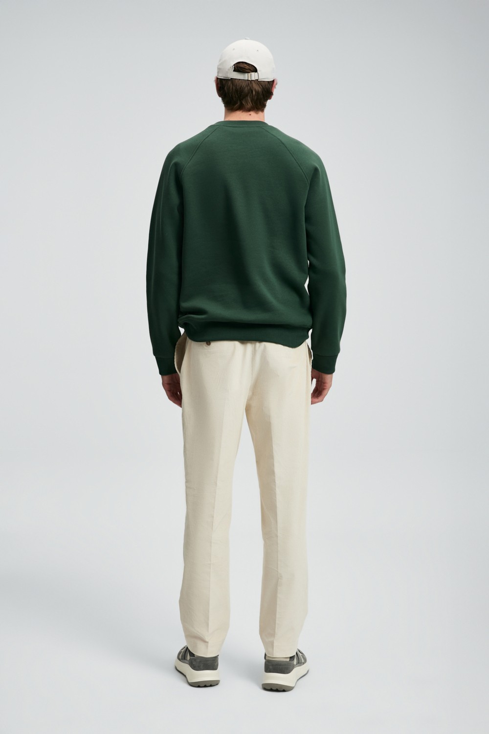 Lufian Storm Erkek Sweatshirt Kırık Beyaz görsel 6