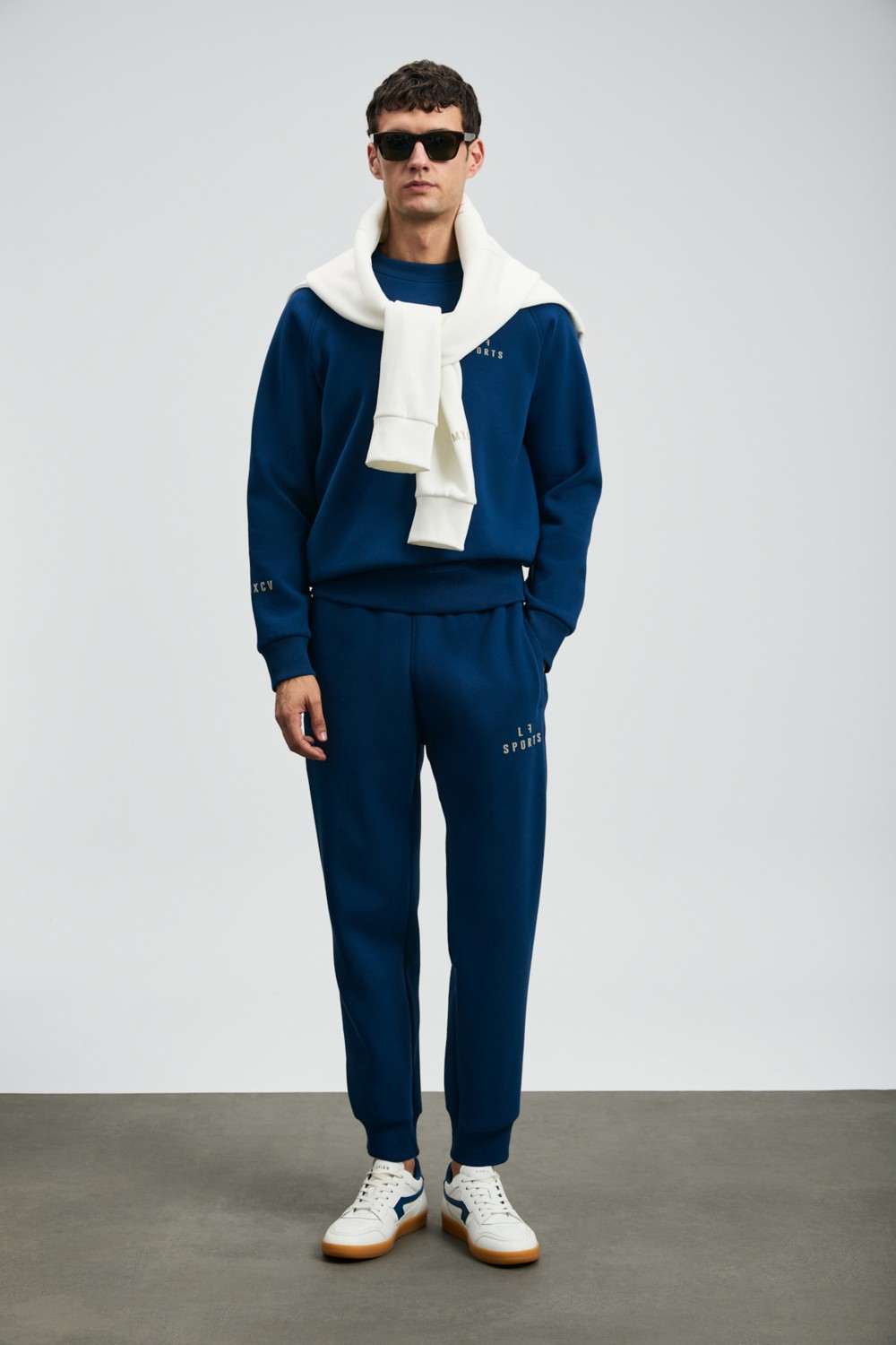 Lufian Sıgma Erkek Sweatshirt Saks görsel 2