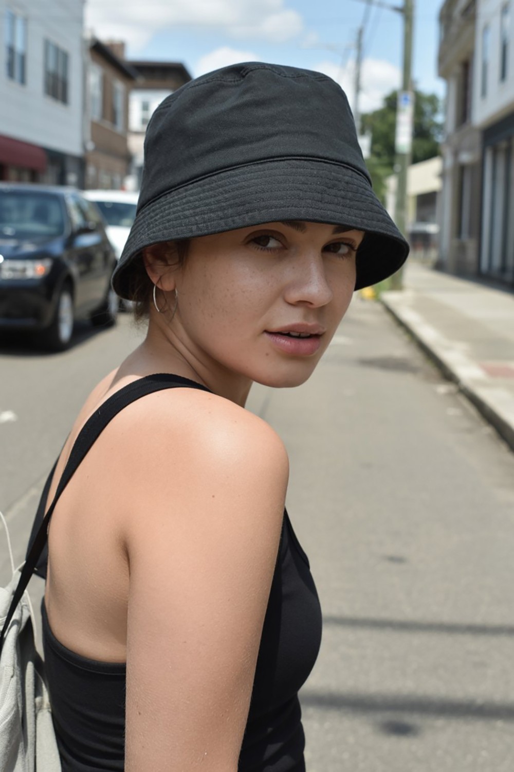 Verahed UV Güneş Koruma Kova Şapka Hafif Katlanabilir Çapraz Outdoor Siyah Plaj Deniz Bucket Balıkçı Şapkası