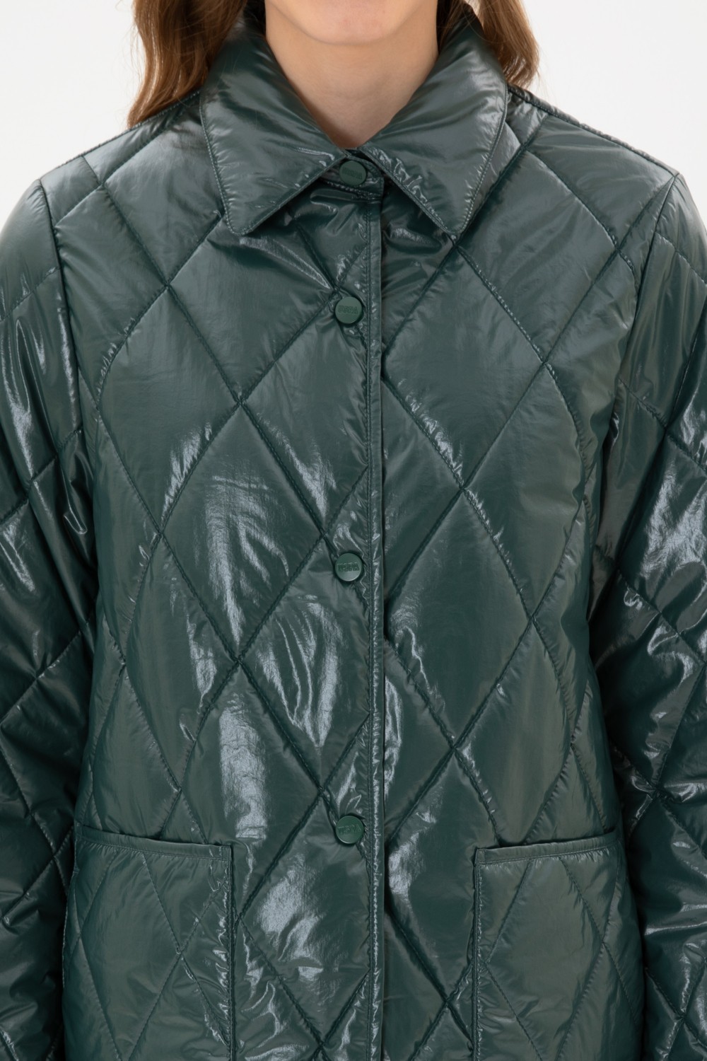 U.S. Polo Assn. Kadın Koyu Yeşil Mont 50312102-VR079 görsel 6