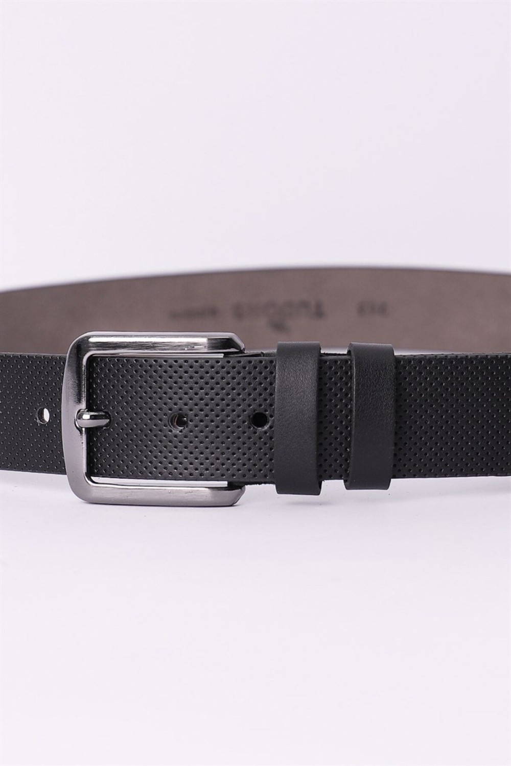 Tudors Erkek 4 cm Spor Lacivert Kemer görsel 2