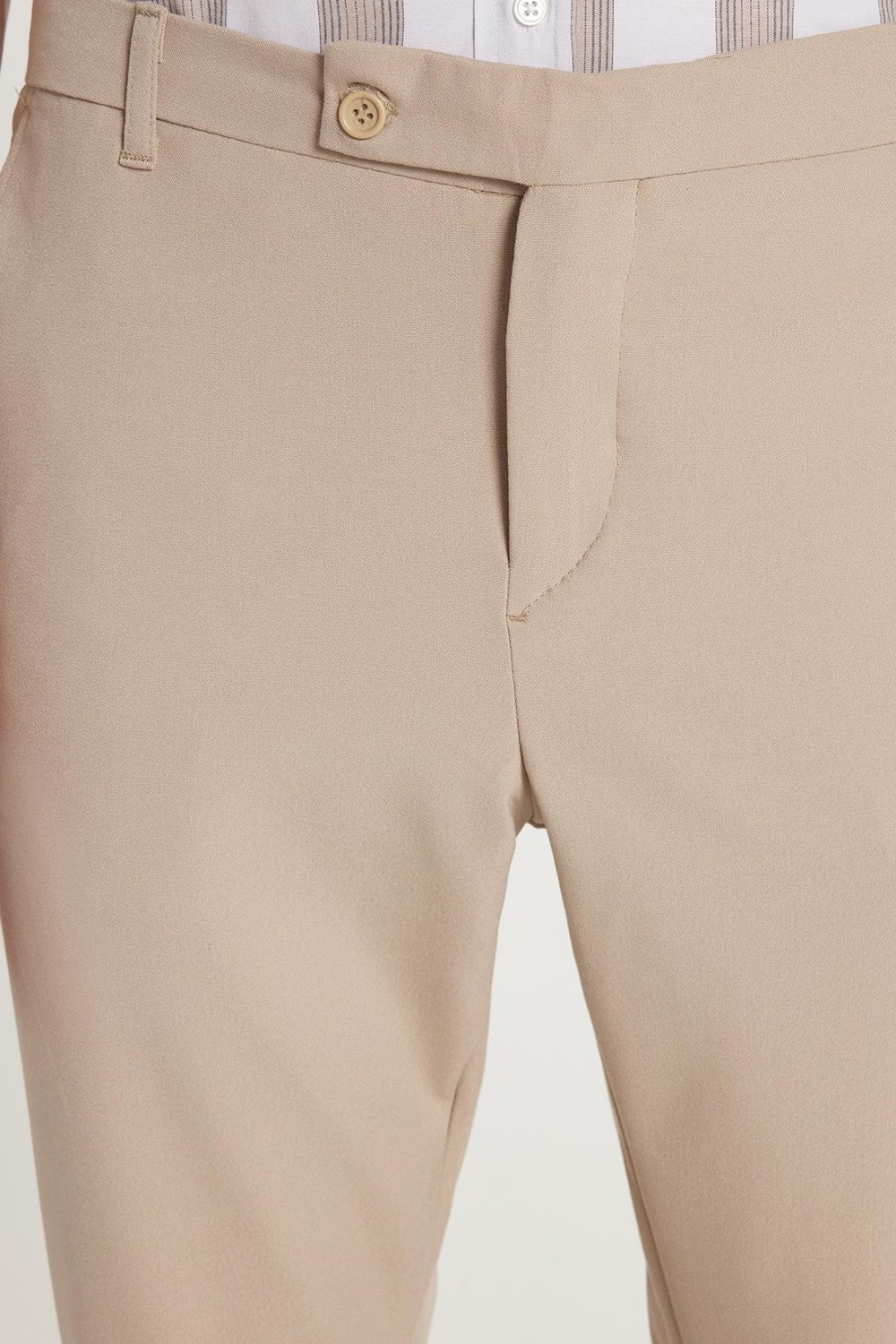Tudors Erkek Slim Fit Dar Kesim Chino Yandan Cepli Pamuklu Taş Pantolon görsel 3