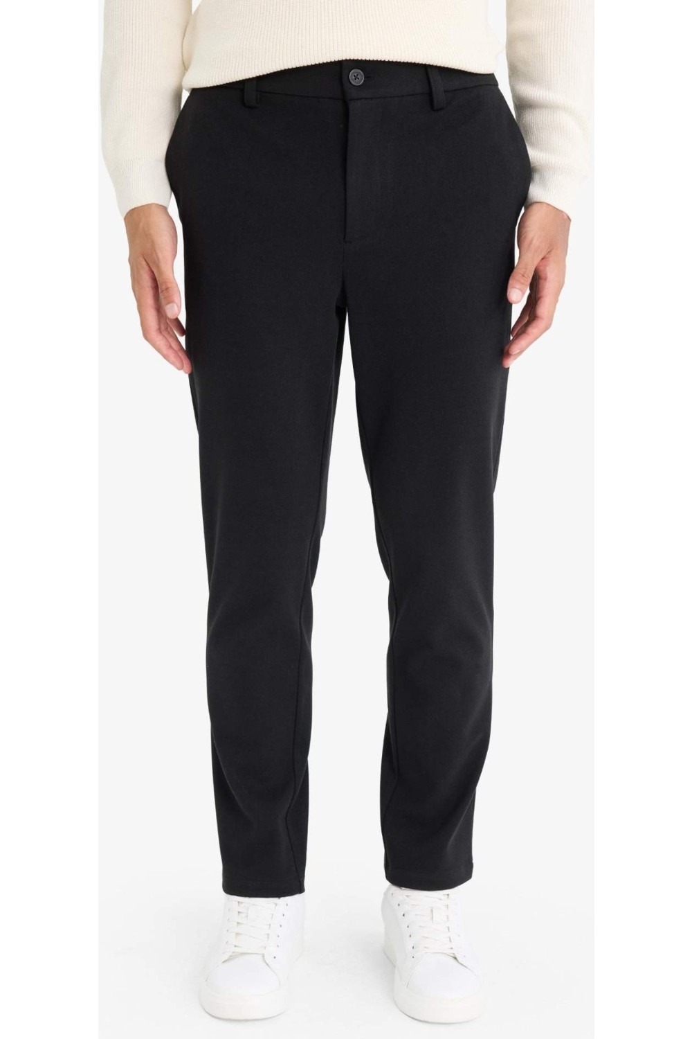 DeFacto Sıcak Tutan Tailored Regular Fit Düz Paça Pantolon D3707AX25WN görsel 6