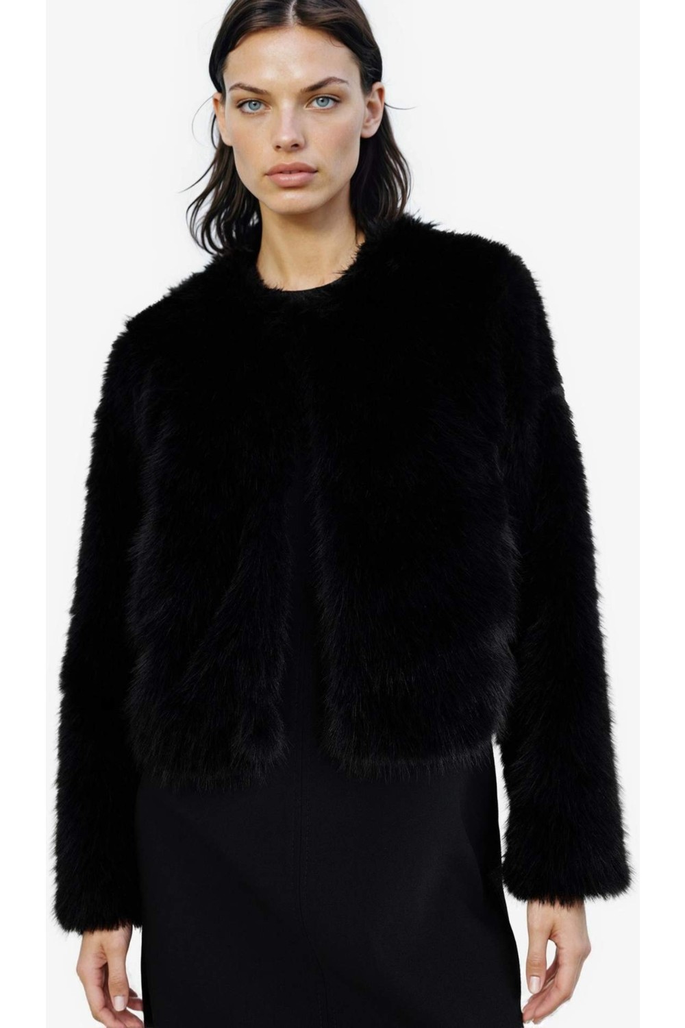 DeFacto Regular Fit Kısa Suni Kürk F2147AX25WN görsel 2