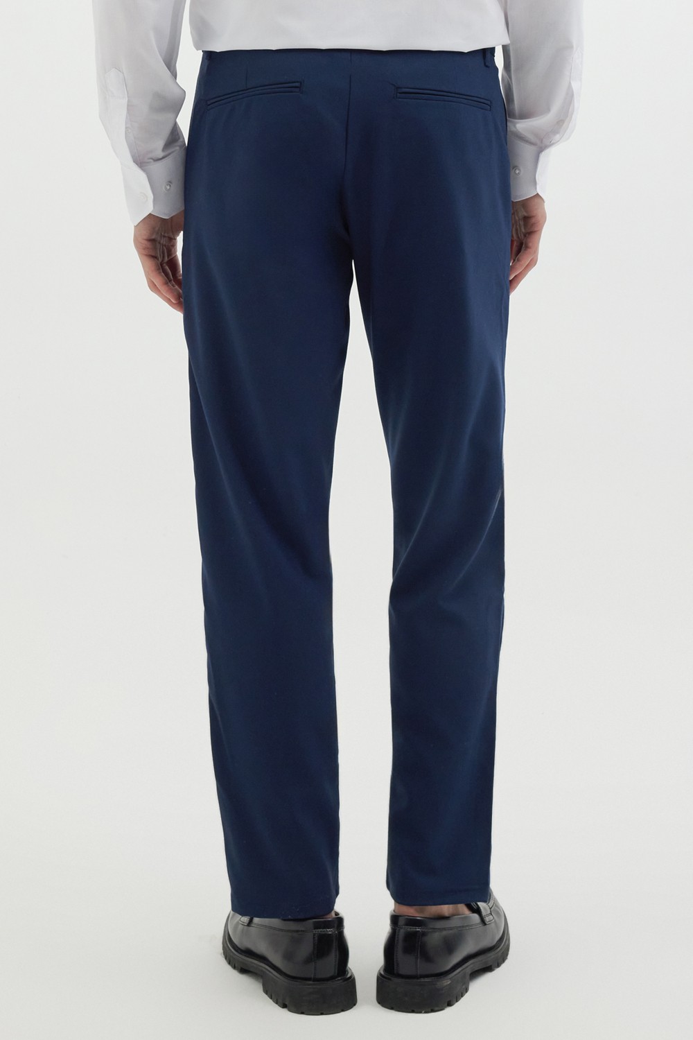 Tudors Erkek Slim Fit Dar Kesim Esnek Yan Cepli Bilek Boy Canvas Kesim Siyah Pantolon görsel 7