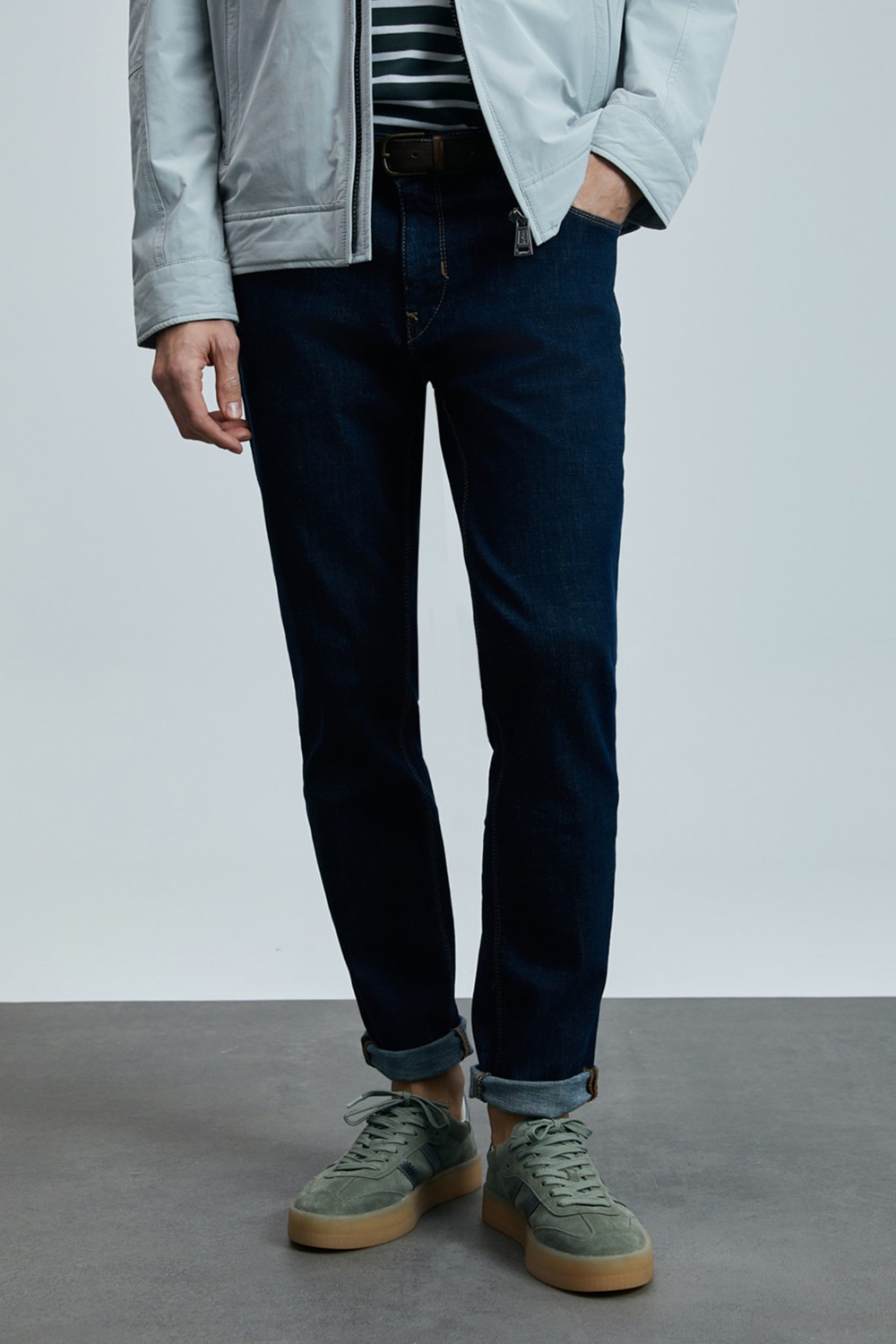 Lufian Frencesco Smart Jean Erkek Pantolon Slim Fit Mavi görsel 3
