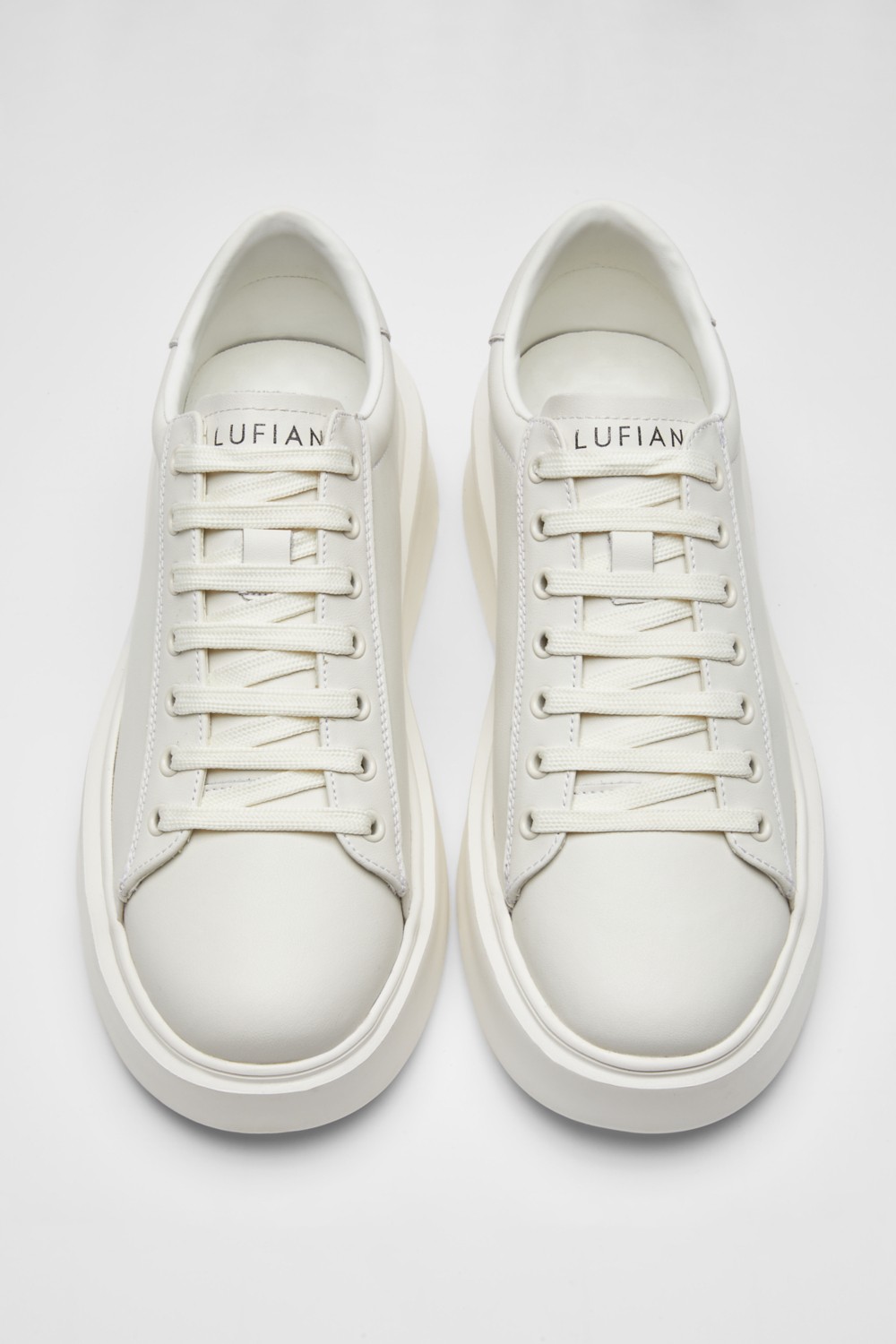 Lufian Gage Erkek Deri Sneaker Ayakkabı Beyaz görsel 2