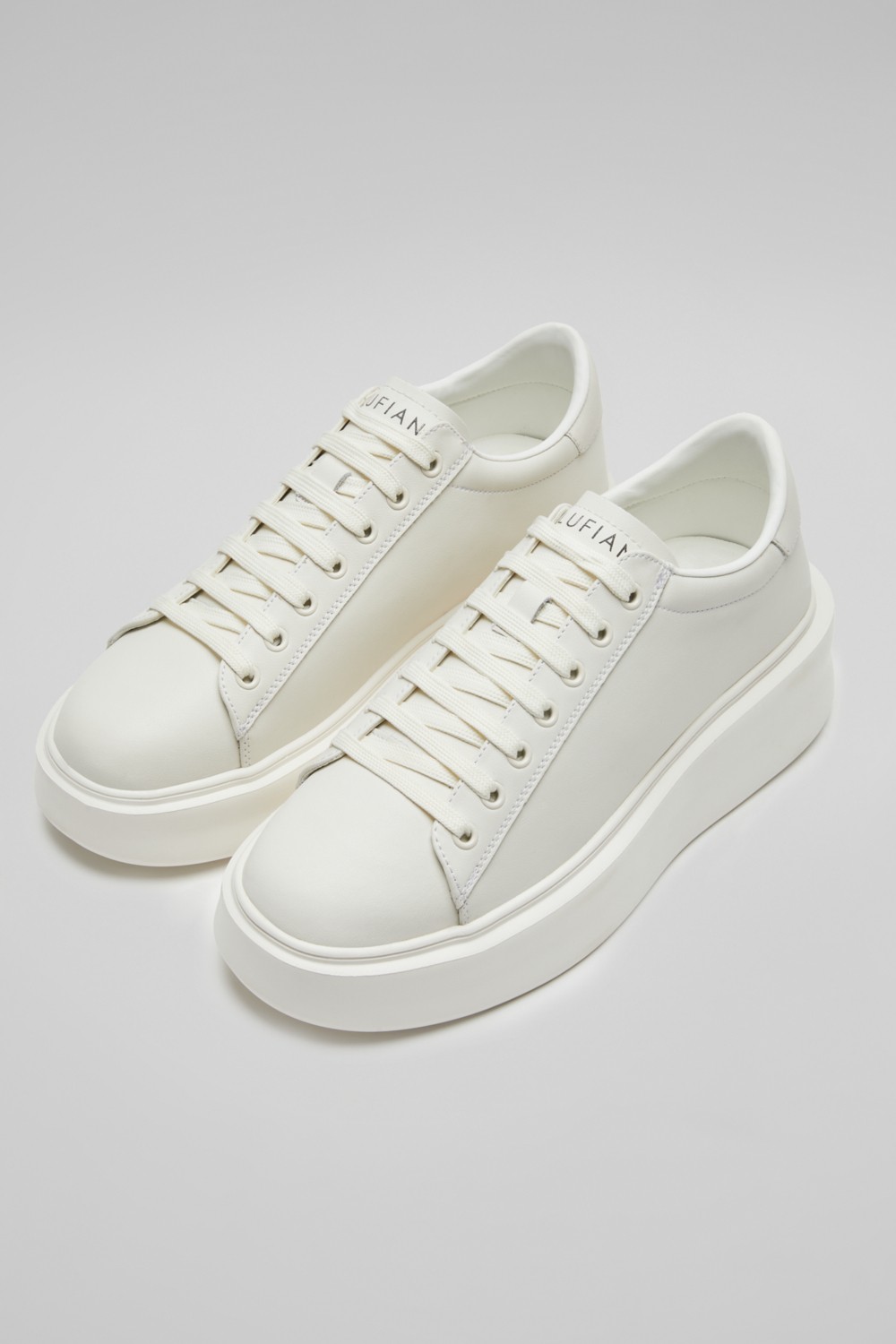 Lufian Gage Erkek Deri Sneaker Ayakkabı Beyaz görsel 3
