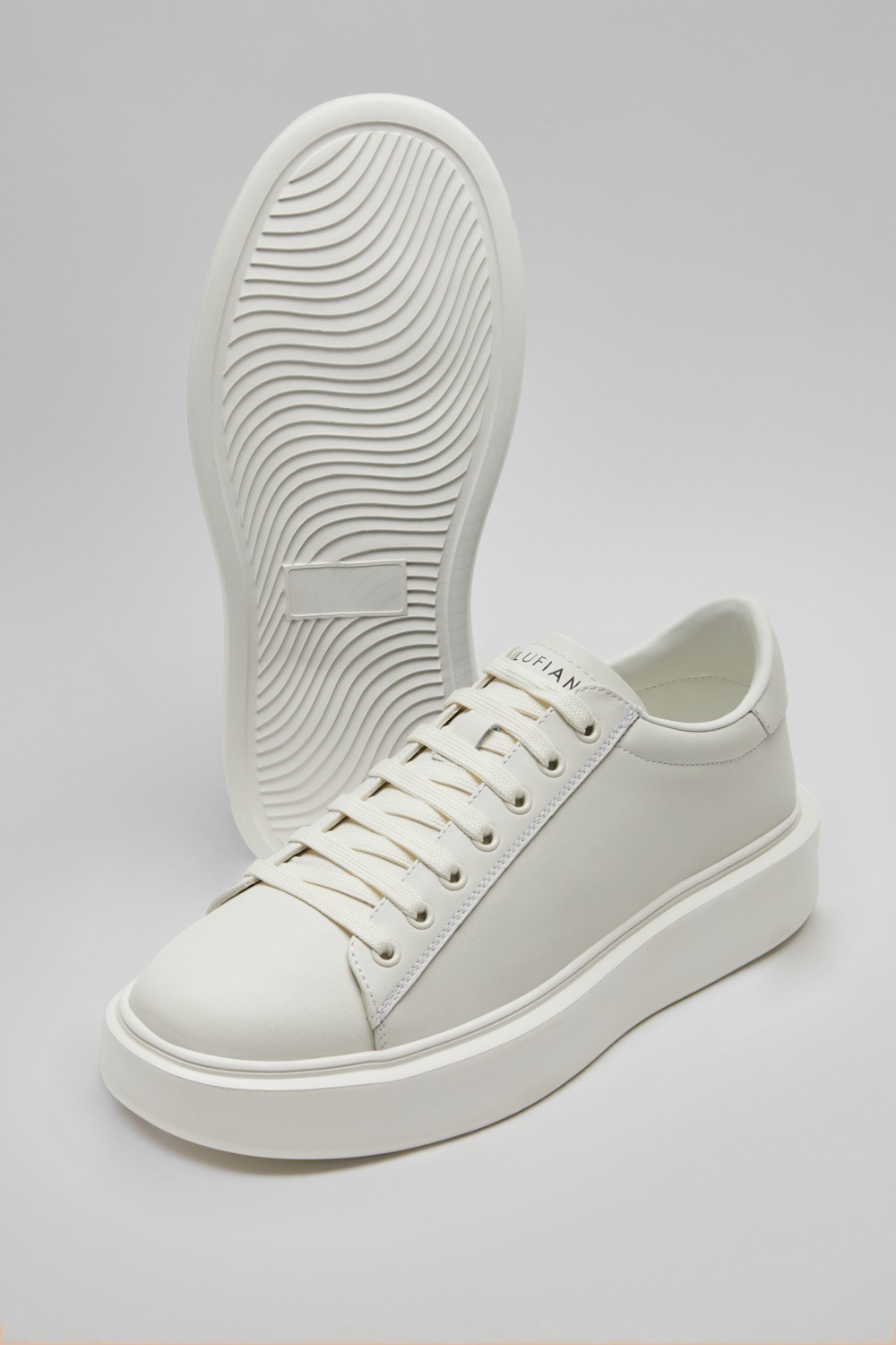 Lufian Gage Erkek Deri Sneaker Ayakkabı Beyaz görsel 4