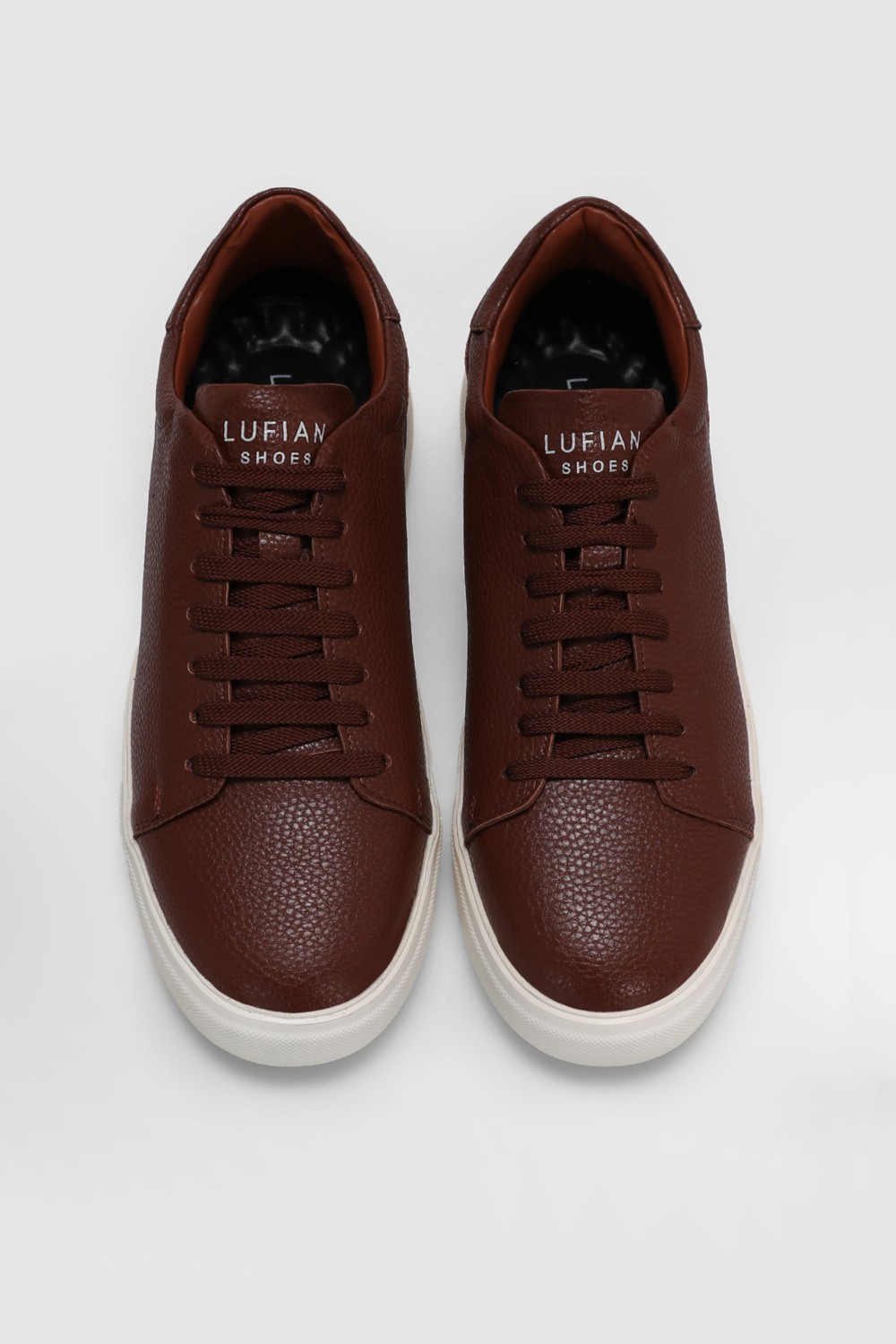 Lufian Tommy Erkek Deri Sneaker Ayakkabı Taba görsel 3