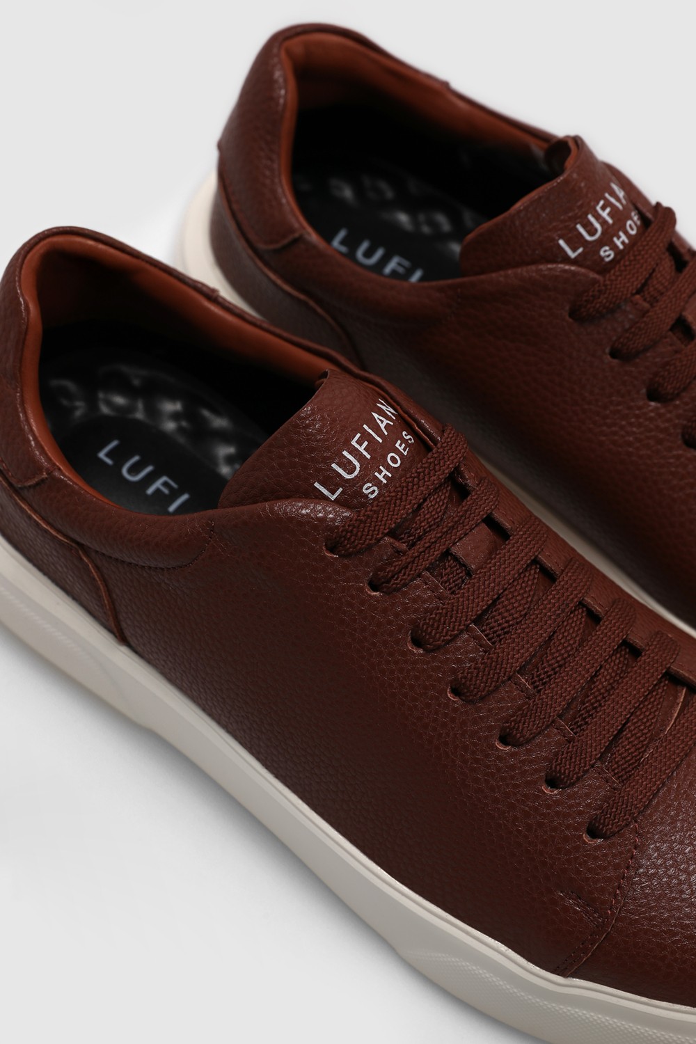 Lufian Tommy Erkek Deri Sneaker Ayakkabı Taba görsel 6
